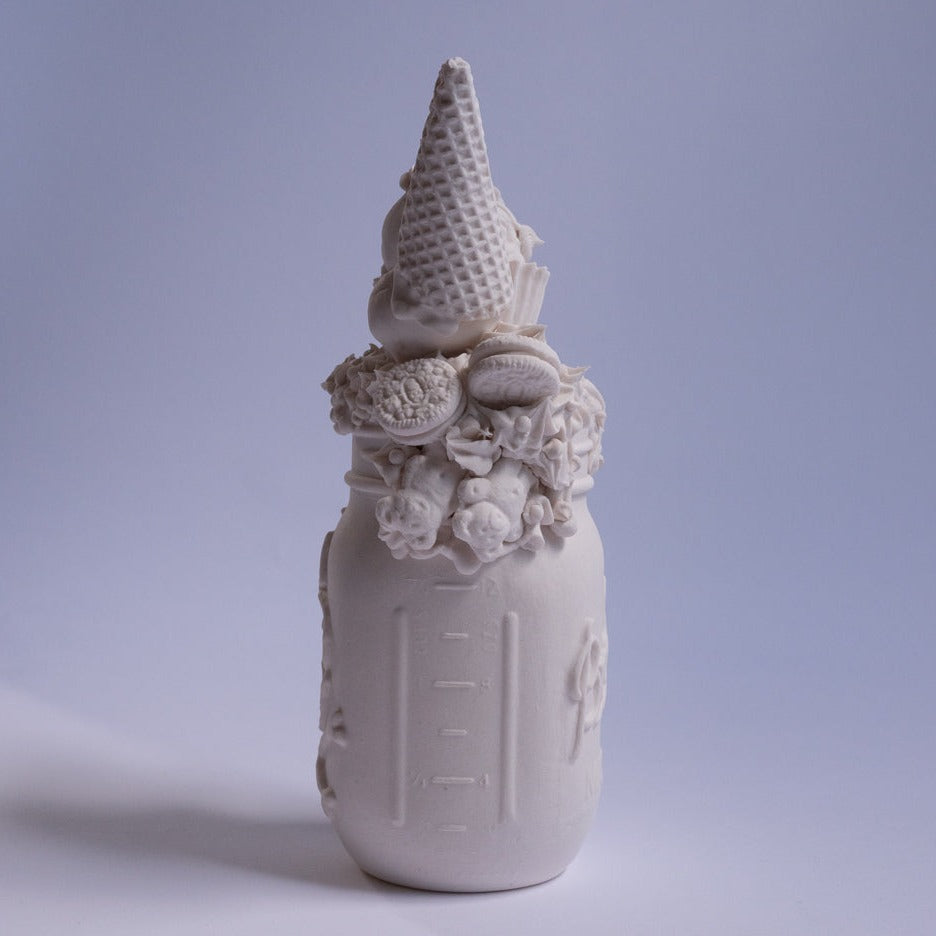 Brooklyn Mason Jar 1 (One of a Kind Porcelain Sculpture)