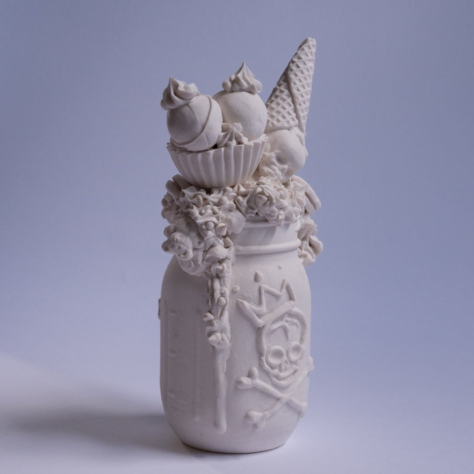 Brooklyn Mason Jar I (One of a Kind Porcelain Sculpture)