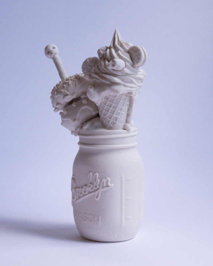 Brooklyn Mason Jar II (One of a Kind Porcelain Sculpture)
