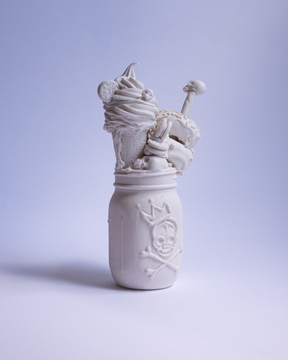 Brooklyn Mason Jar II (One of a Kind Porcelain Sculpture)