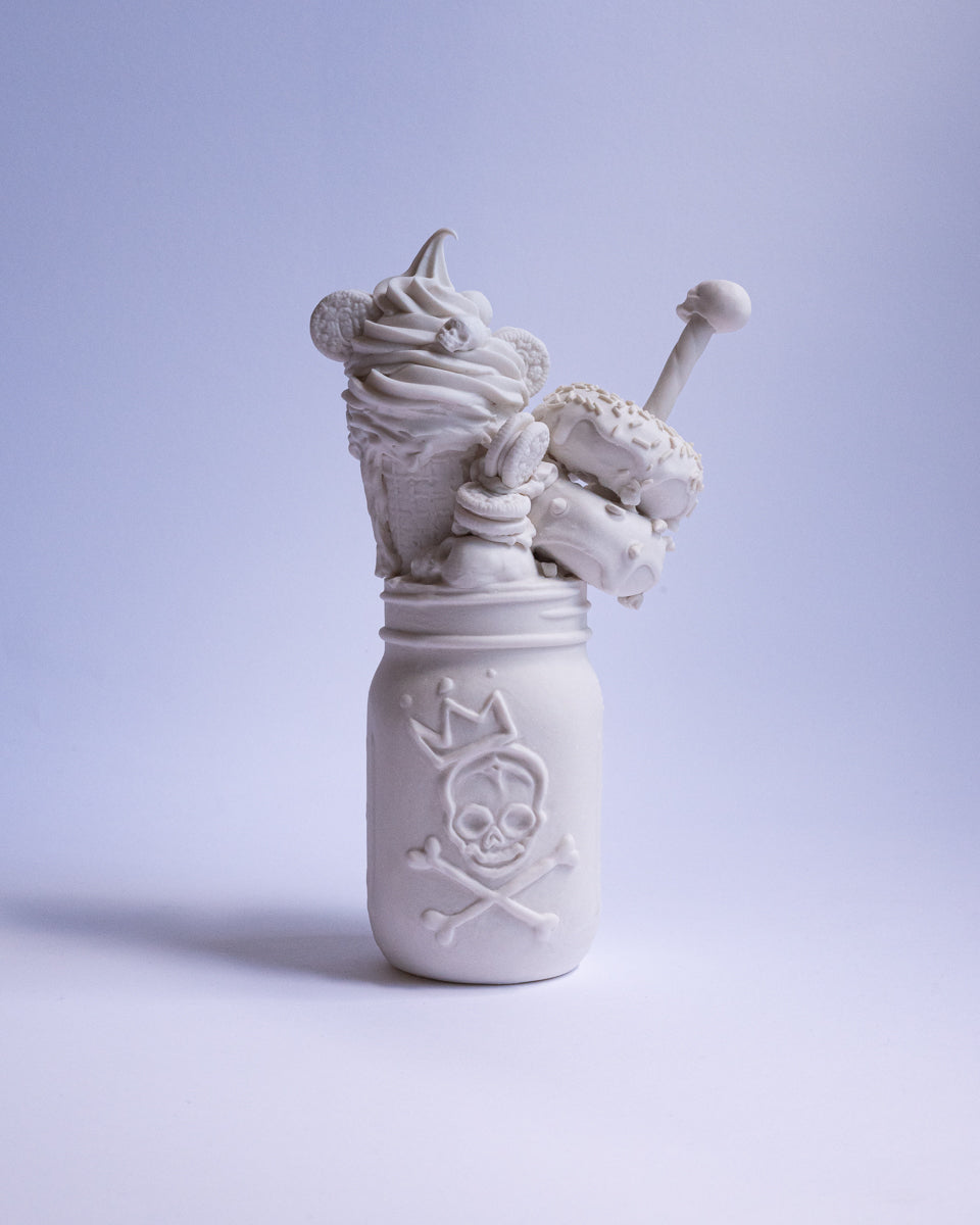 Brooklyn Mason Jar II (One of a Kind Porcelain Sculpture)