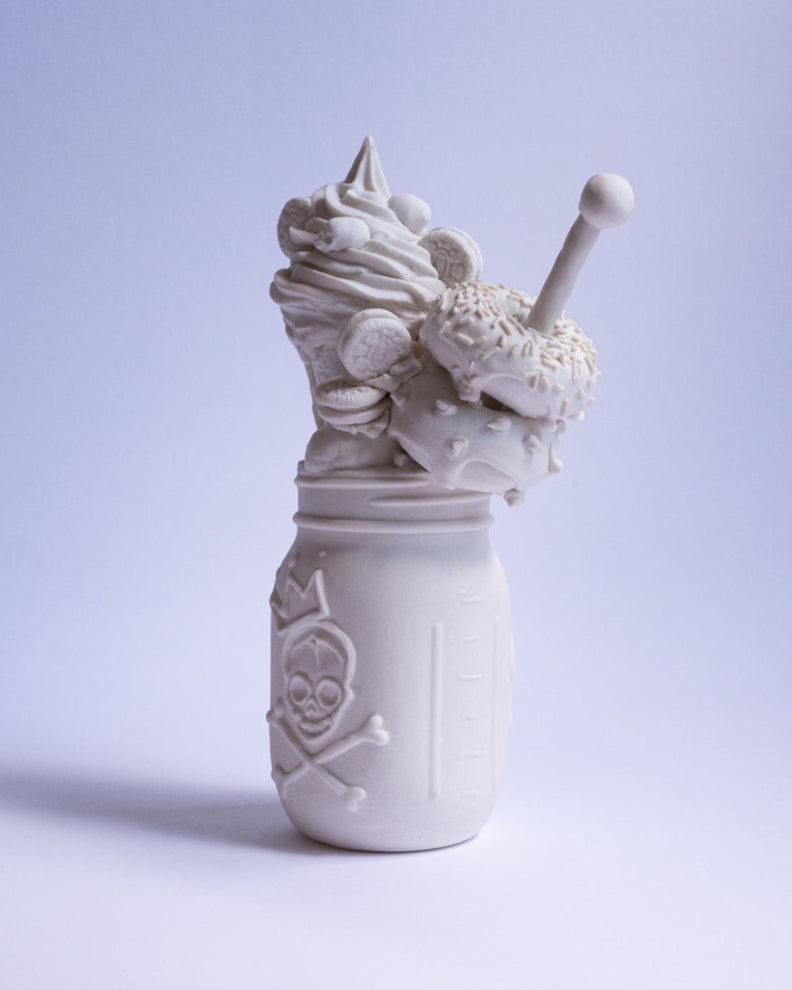 Brooklyn Mason Jar II (One of a Kind Porcelain Sculpture)