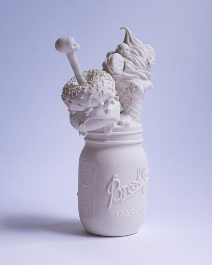 Brooklyn Mason Jar II (One of a Kind Porcelain Sculpture)