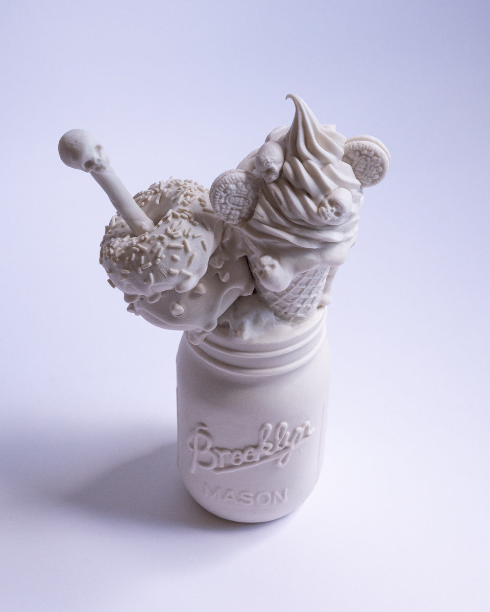 Brooklyn Mason Jar II (One of a Kind Porcelain Sculpture)