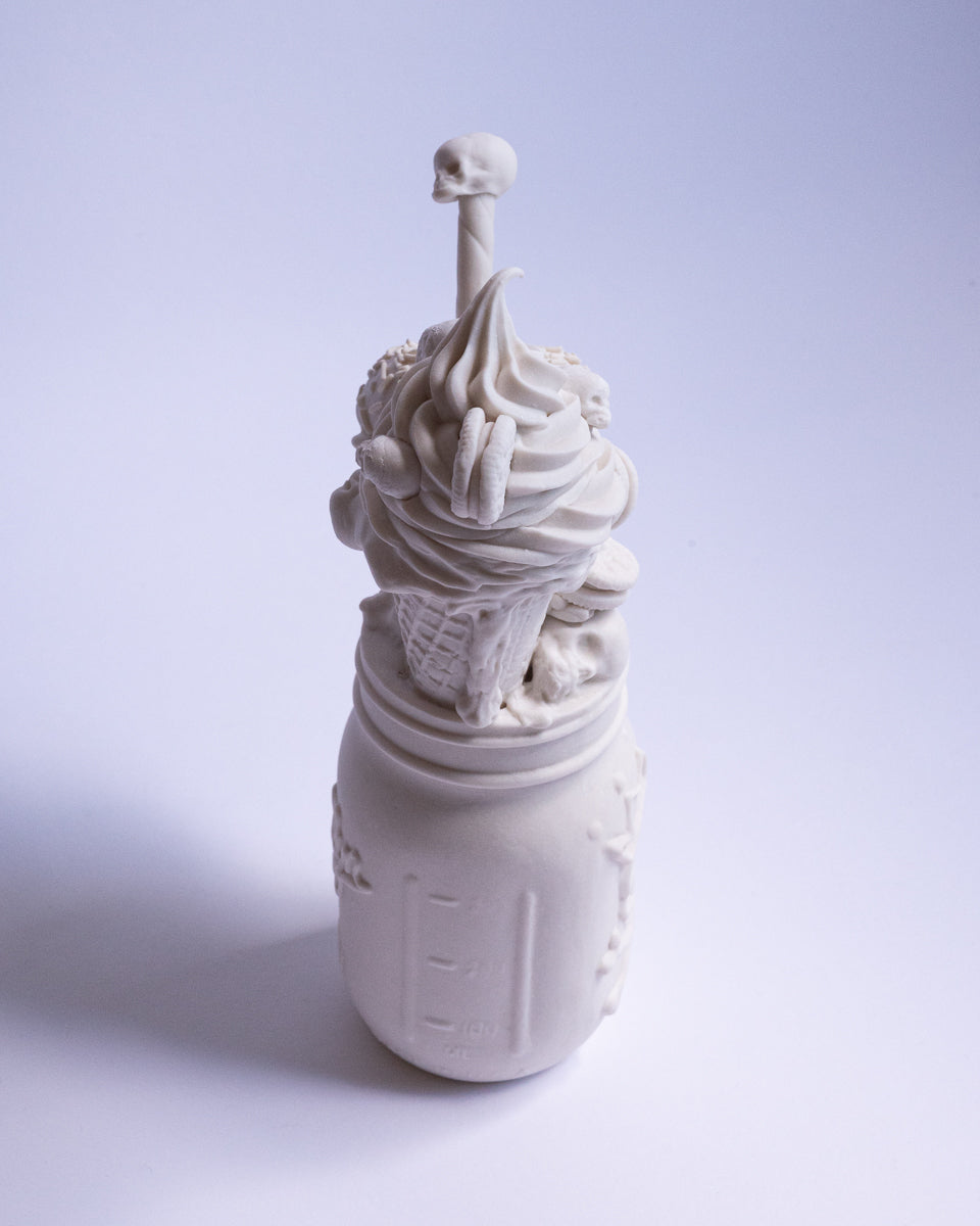 Brooklyn Mason Jar II (One of a Kind Porcelain Sculpture)