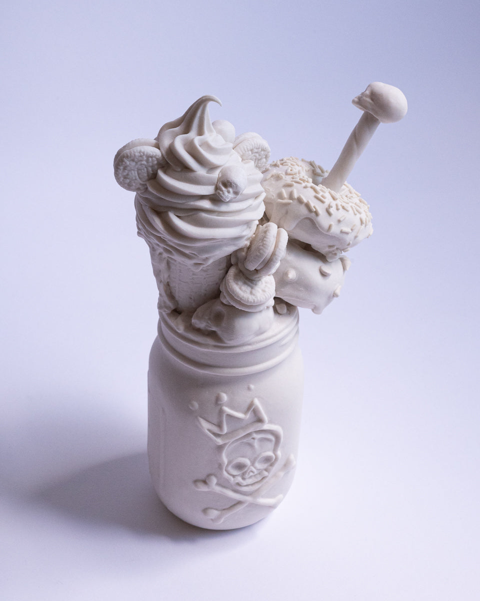 Brooklyn Mason Jar II (One of a Kind Porcelain Sculpture)