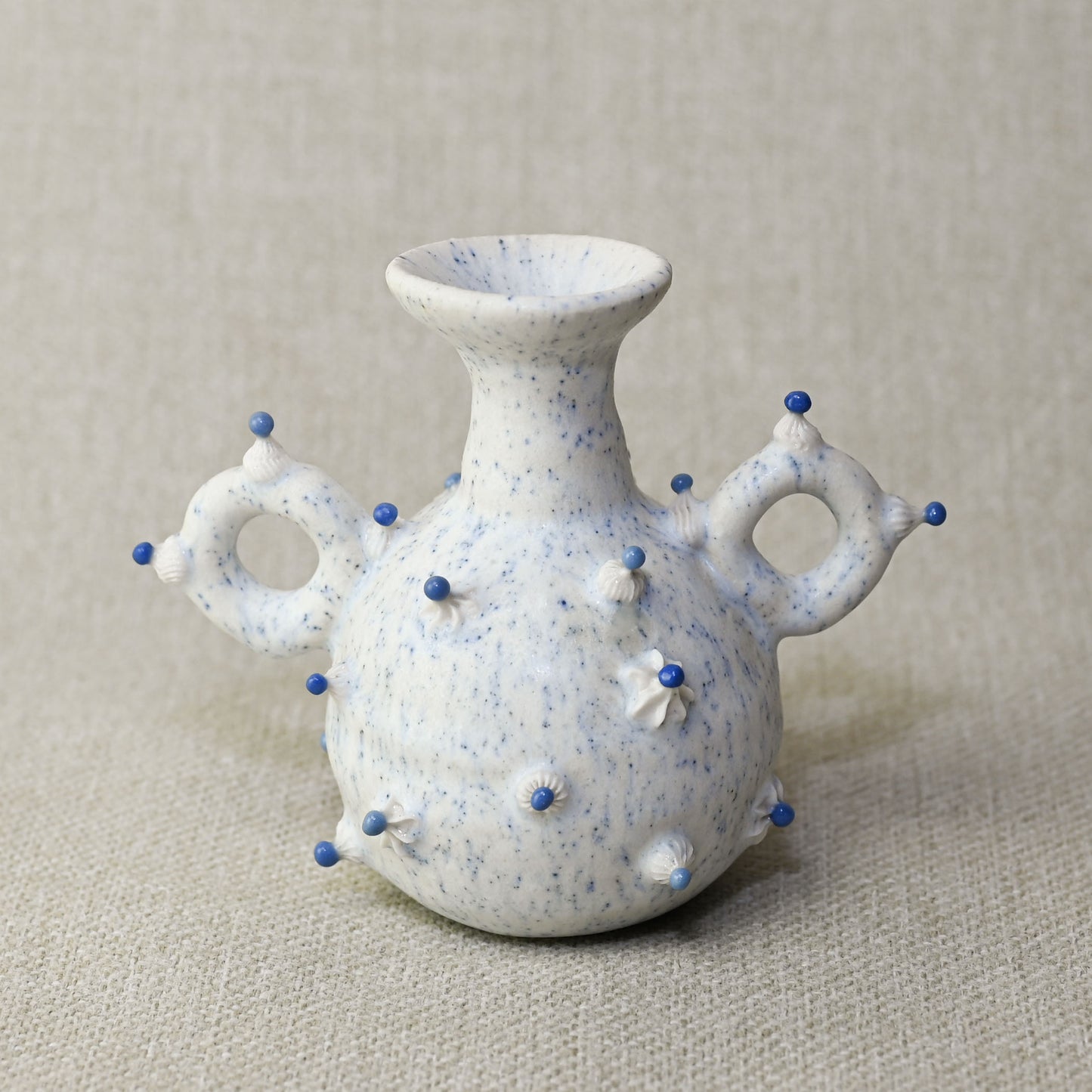 Loop Arms Vase Cake Vessel - Stoneware & Porcelain