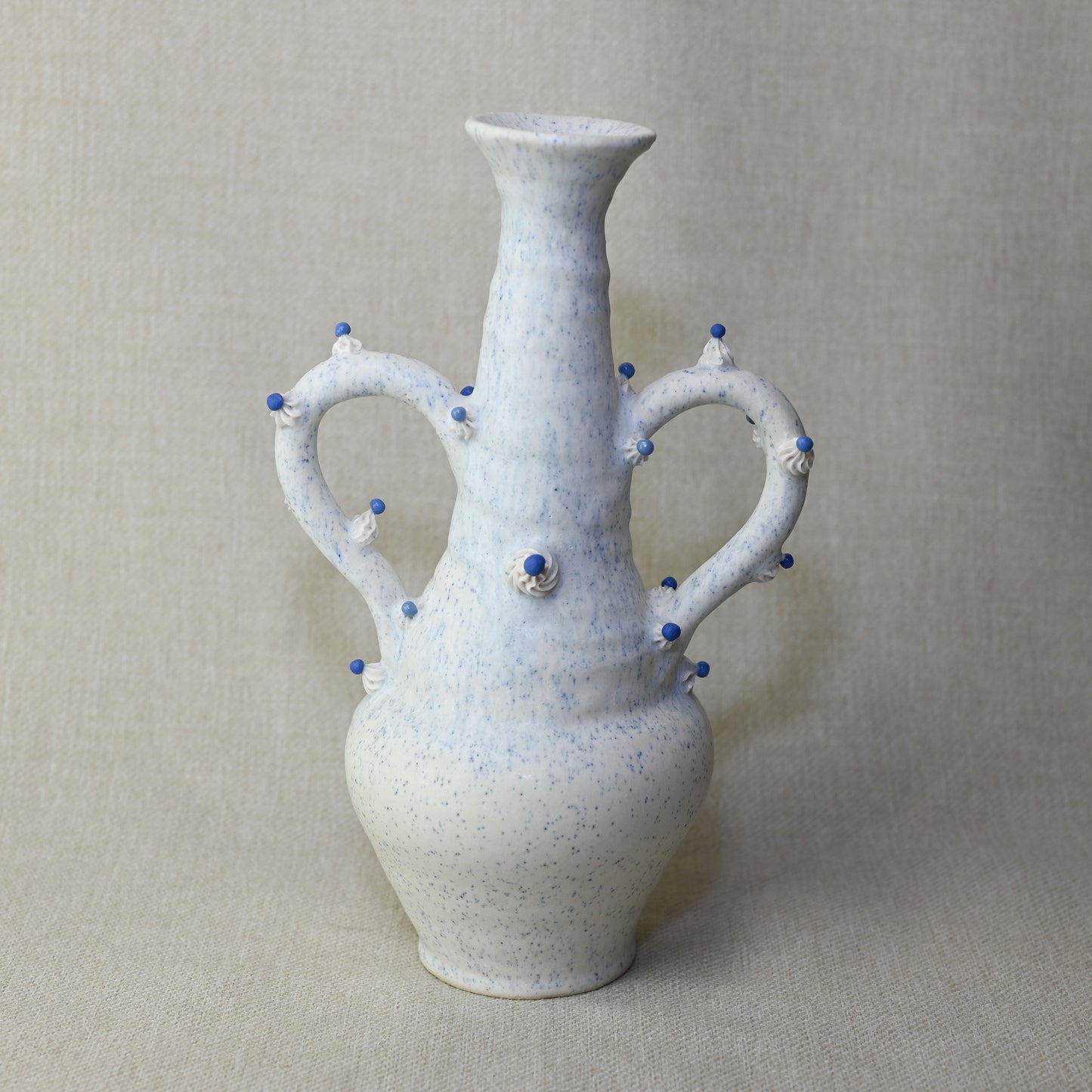 Armed Vase (Large) Cake Vessel - Stoneware & Porcelain