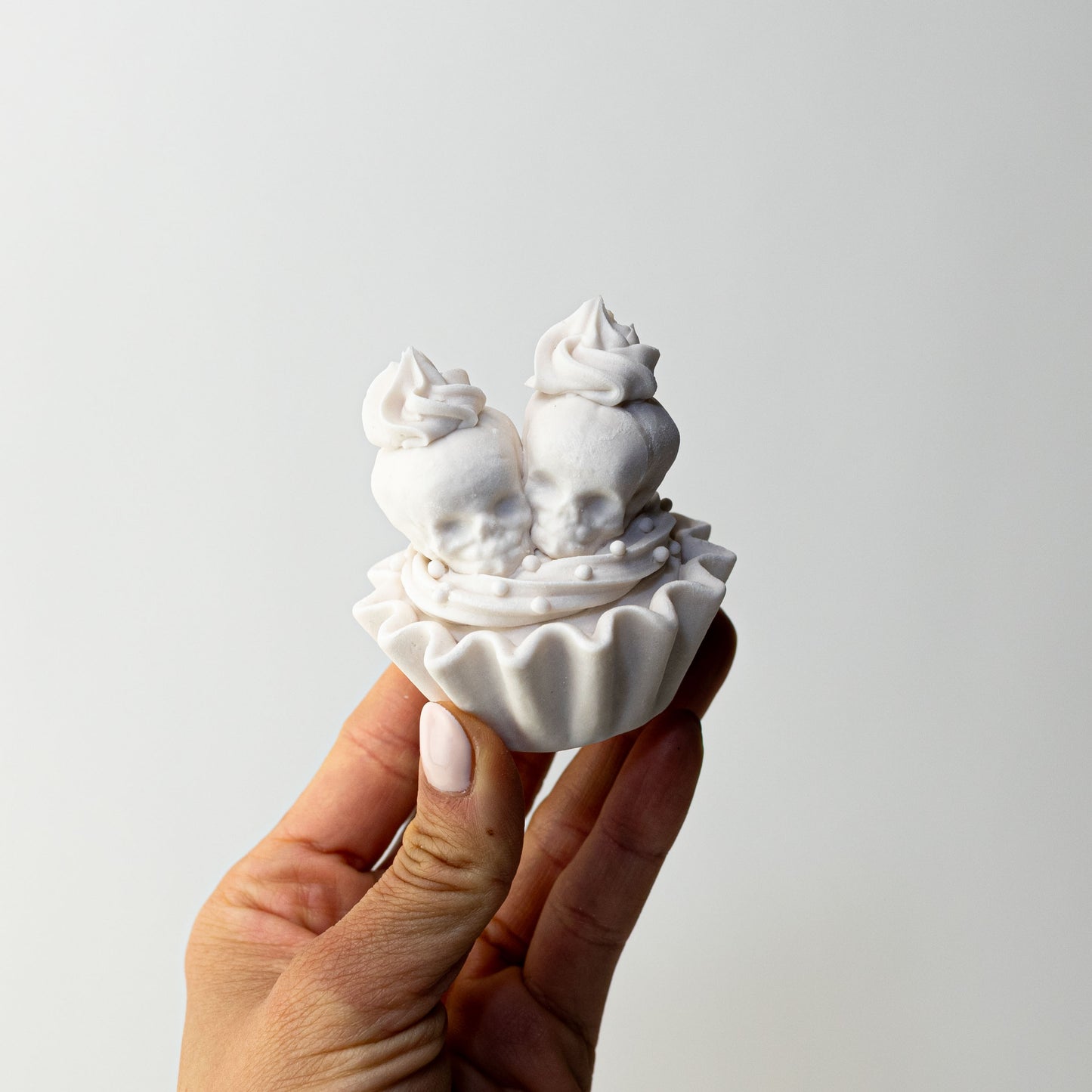 Twin Tart Swirl Porcelain Sculpture (Edition of 3)