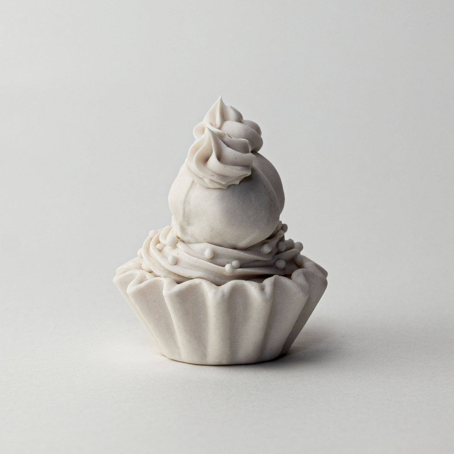 Twin Tart Swirl Porcelain Sculpture (Edition of 3)