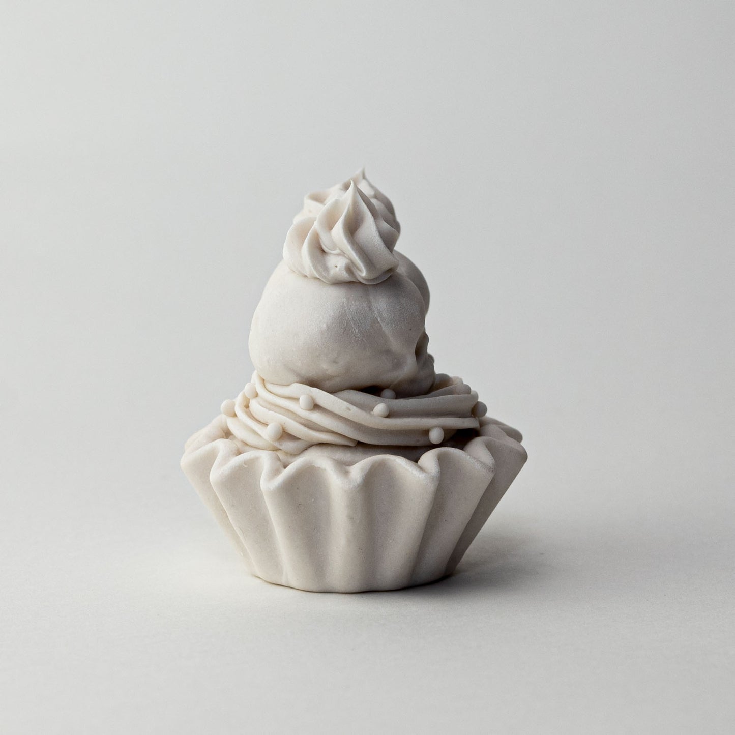 Twin Tart Swirl Porcelain Sculpture (Edition of 3)