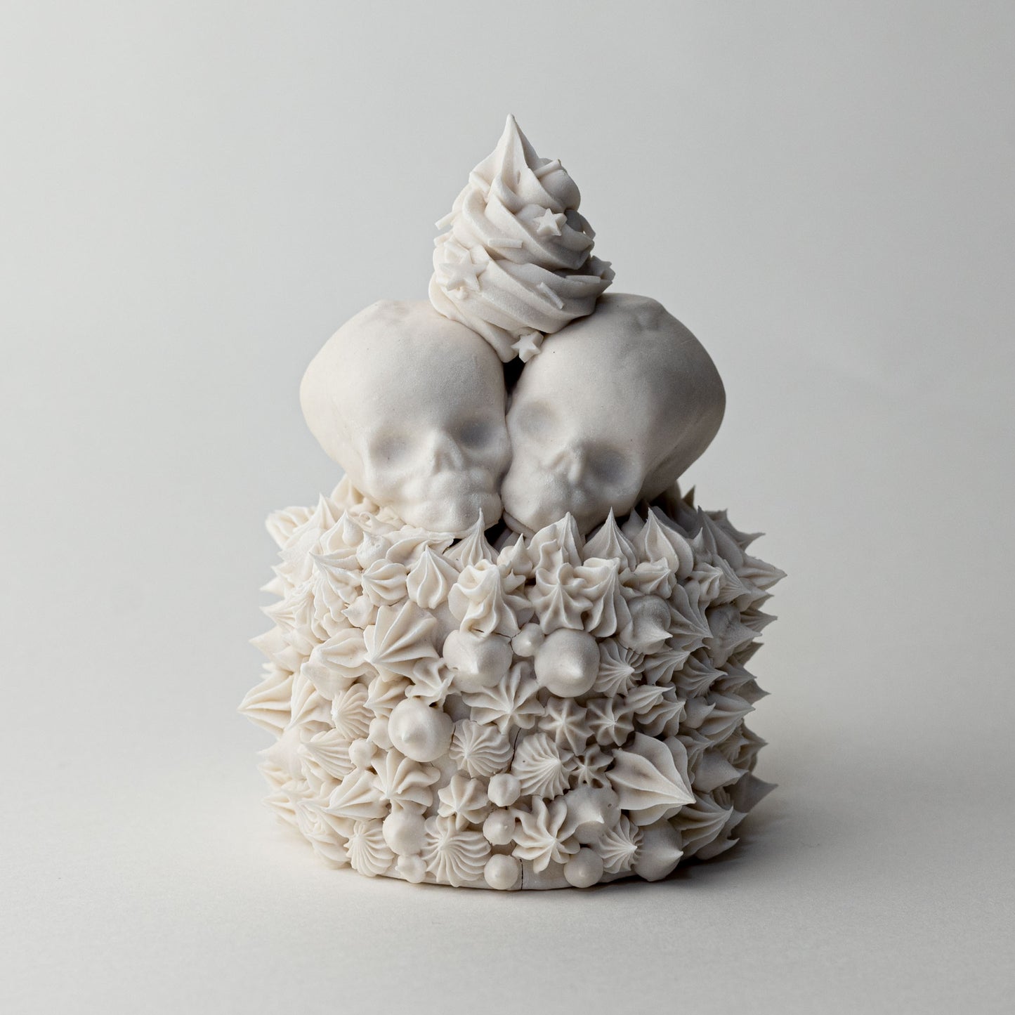 Swirl Twin Cake (One of a Kind Porcelain Sculpture)