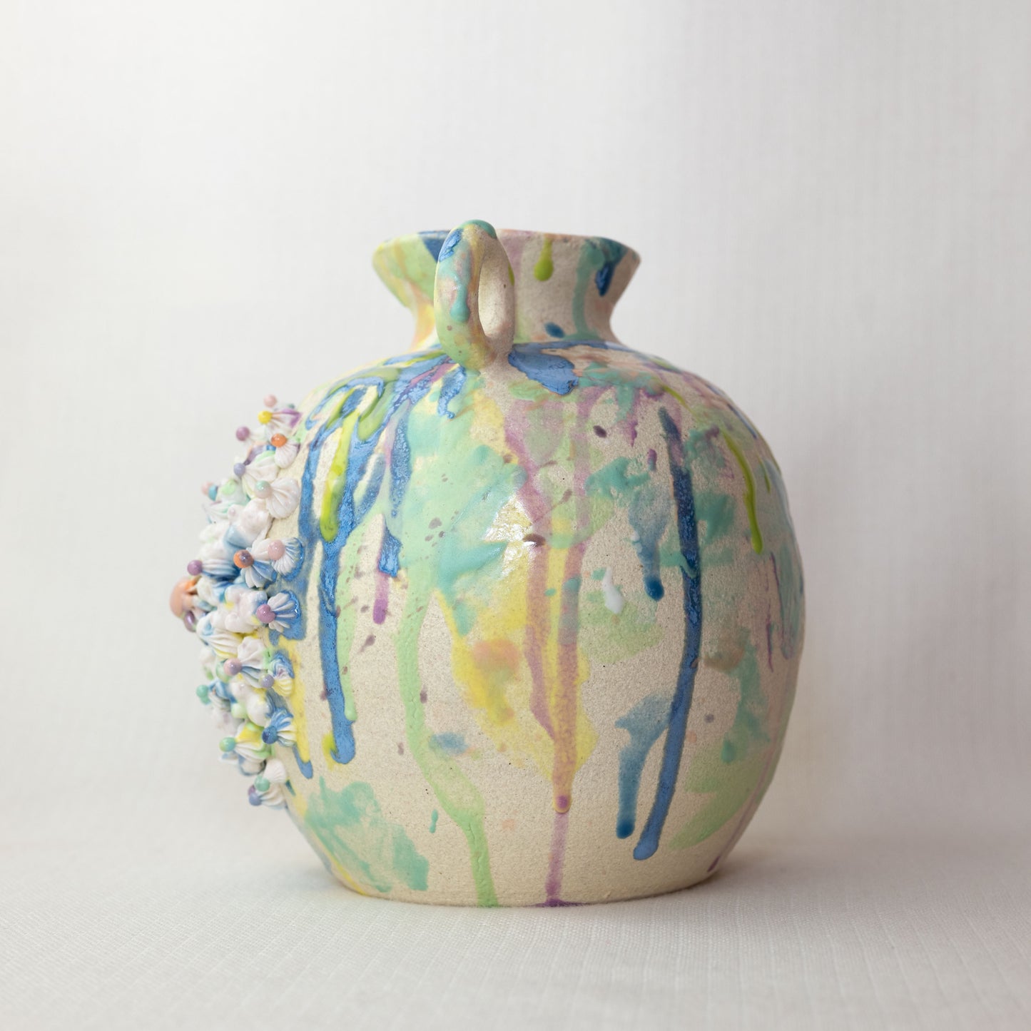 Splatter Rainbow Cake Vase 1