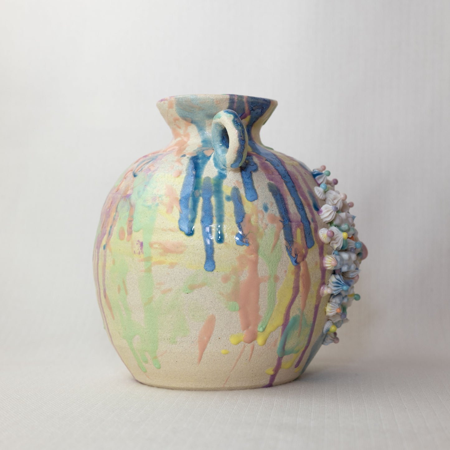 Splatter Rainbow Cake Vase 1