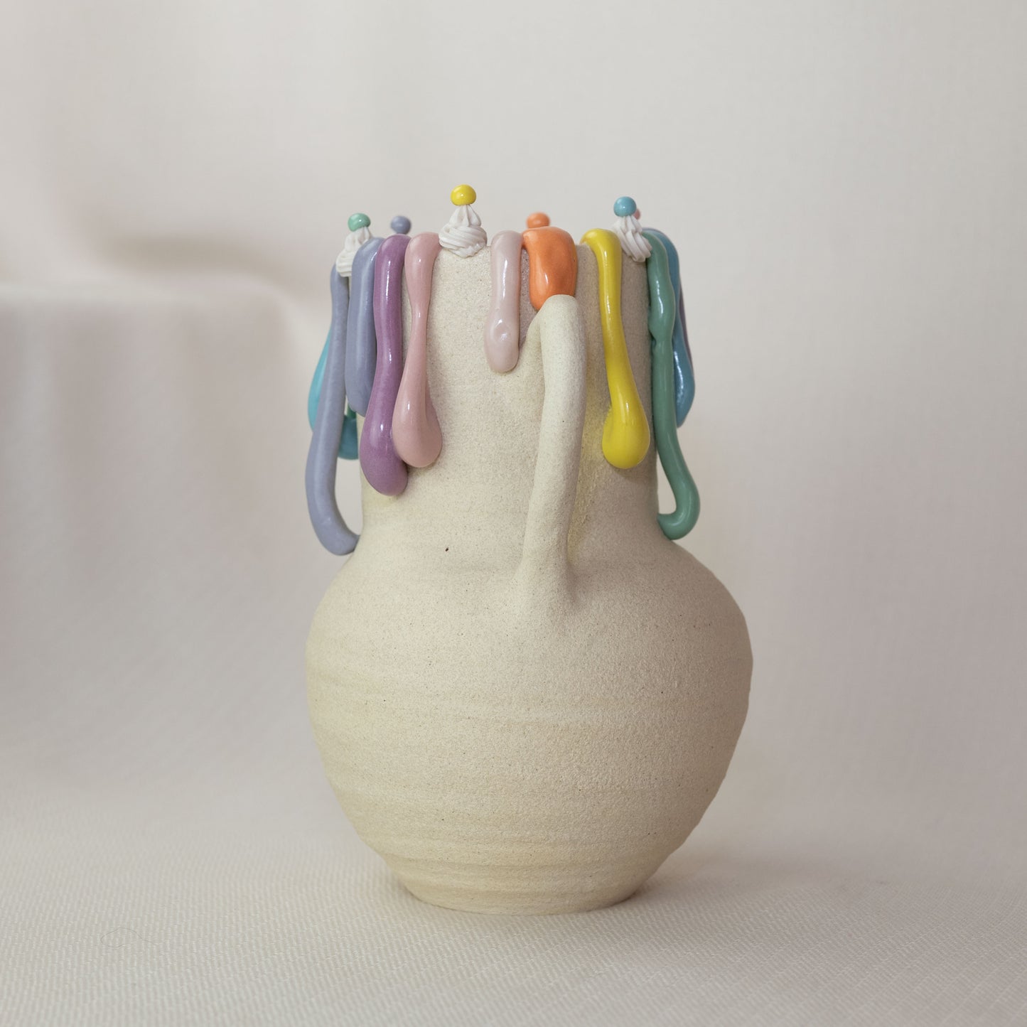 Rainbow Cake Vase