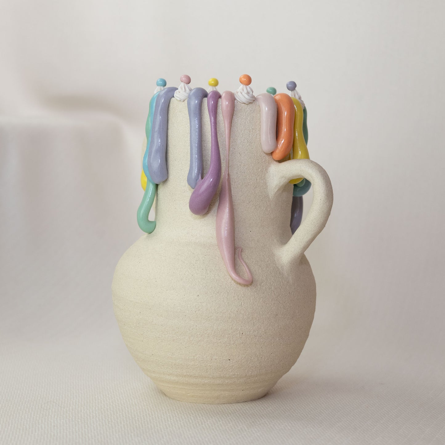 Rainbow Cake Vase