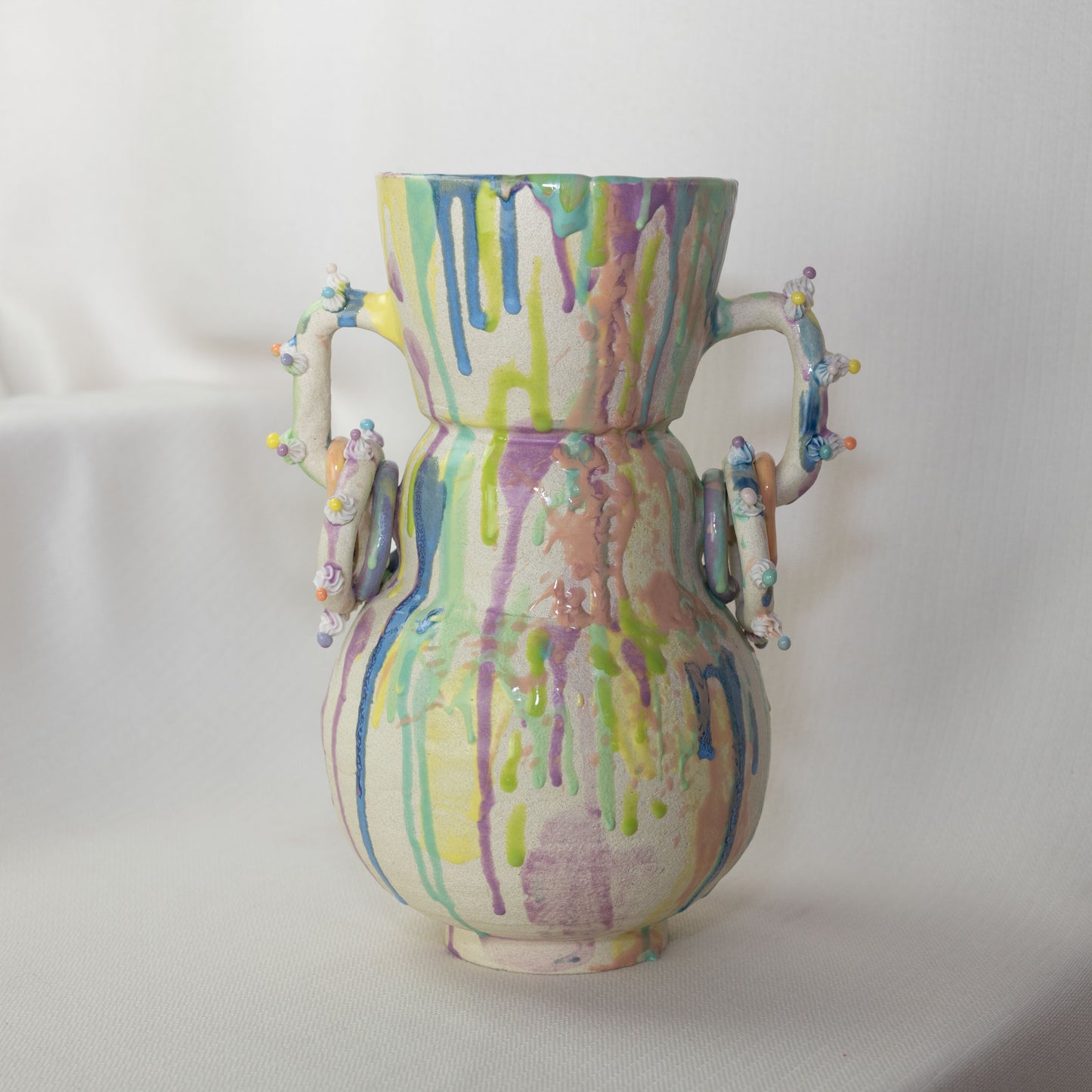 Splatter Rainbow Cake Vase 2