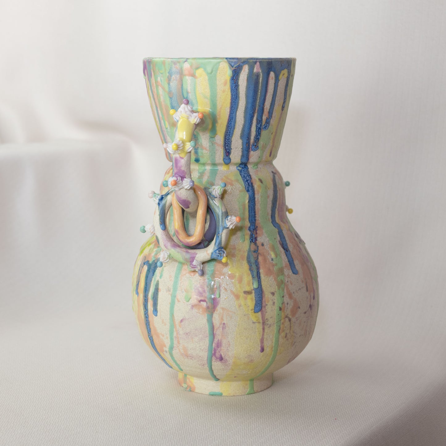 Splatter Rainbow Cake Vase 2