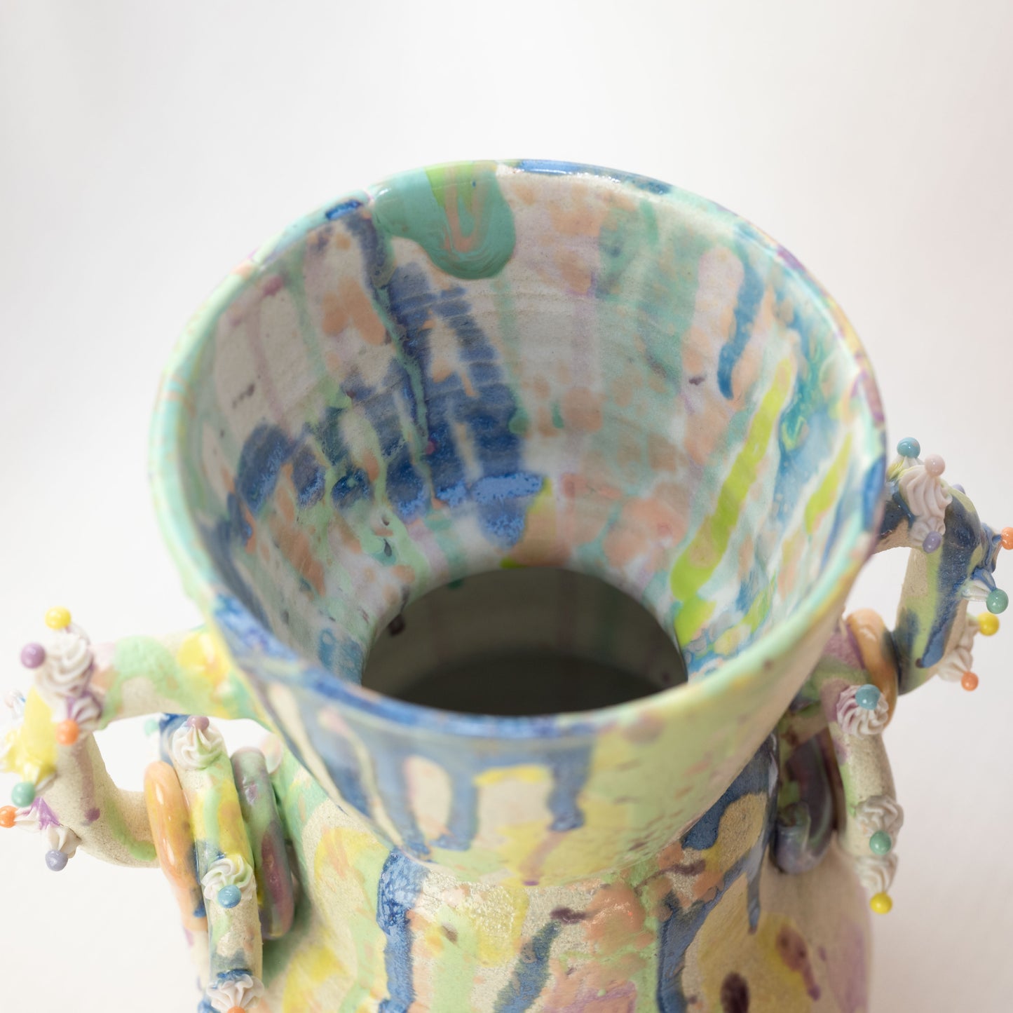 Splatter Rainbow Cake Vase 2