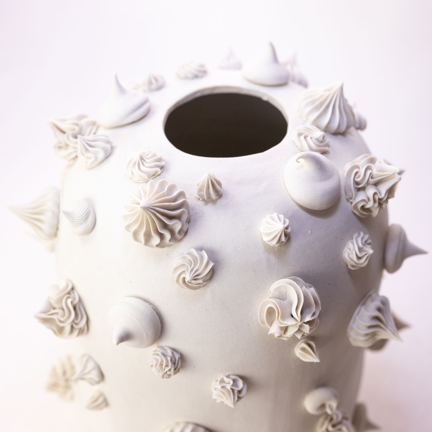 White Porcelain Cake Vase