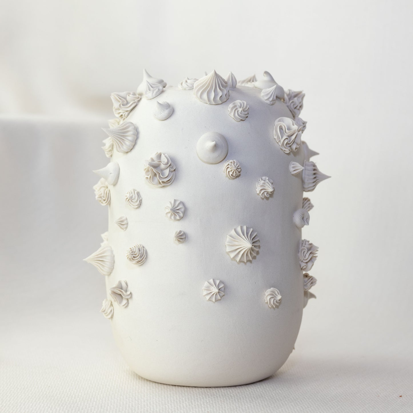 White Porcelain Cake Vase