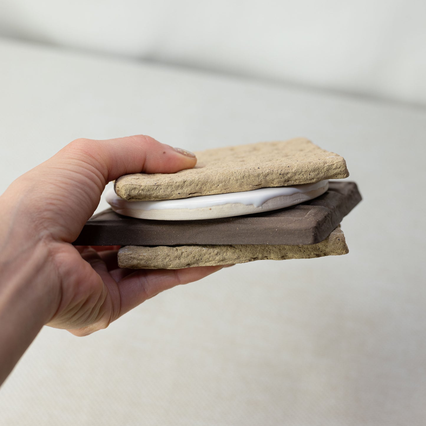 S'more Ceramic Coasters (Set of 4 tiles)