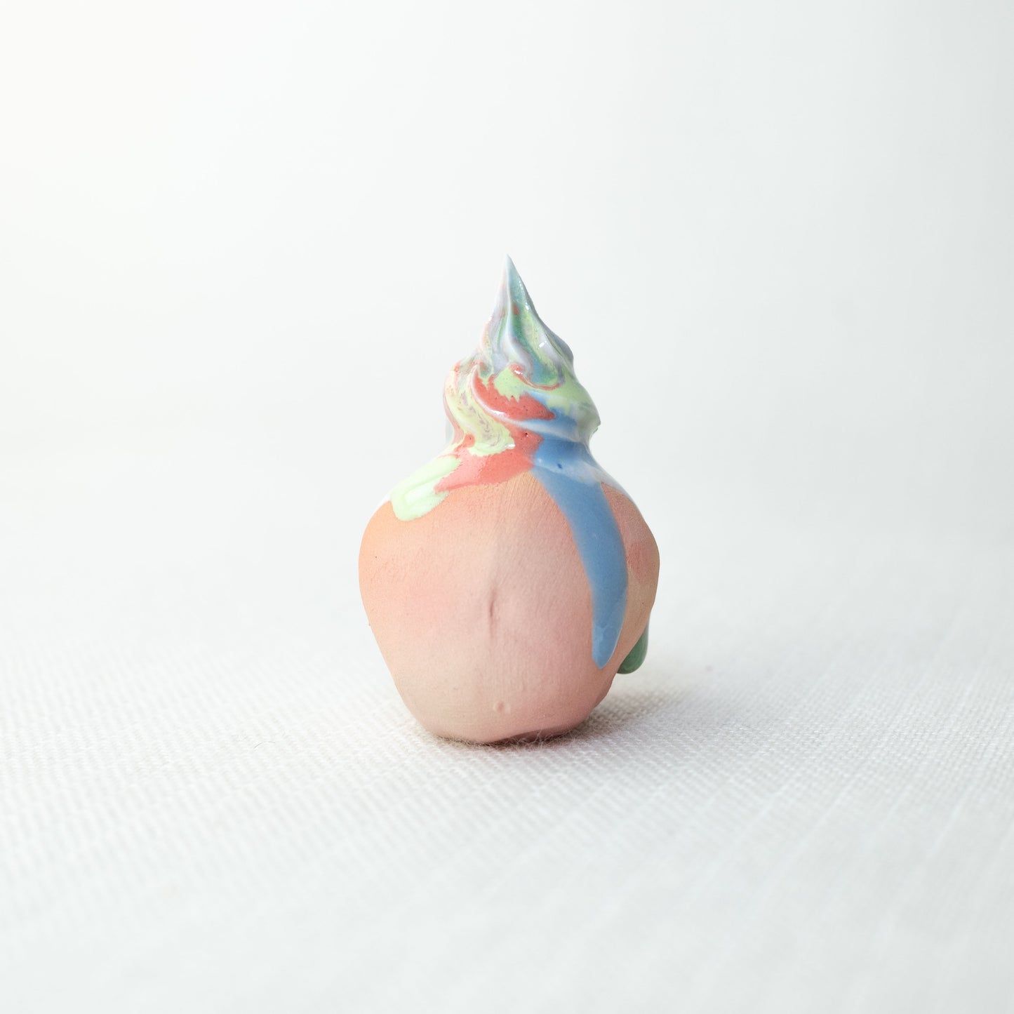 Small Rainbow Unicorn Dessert Skull C2