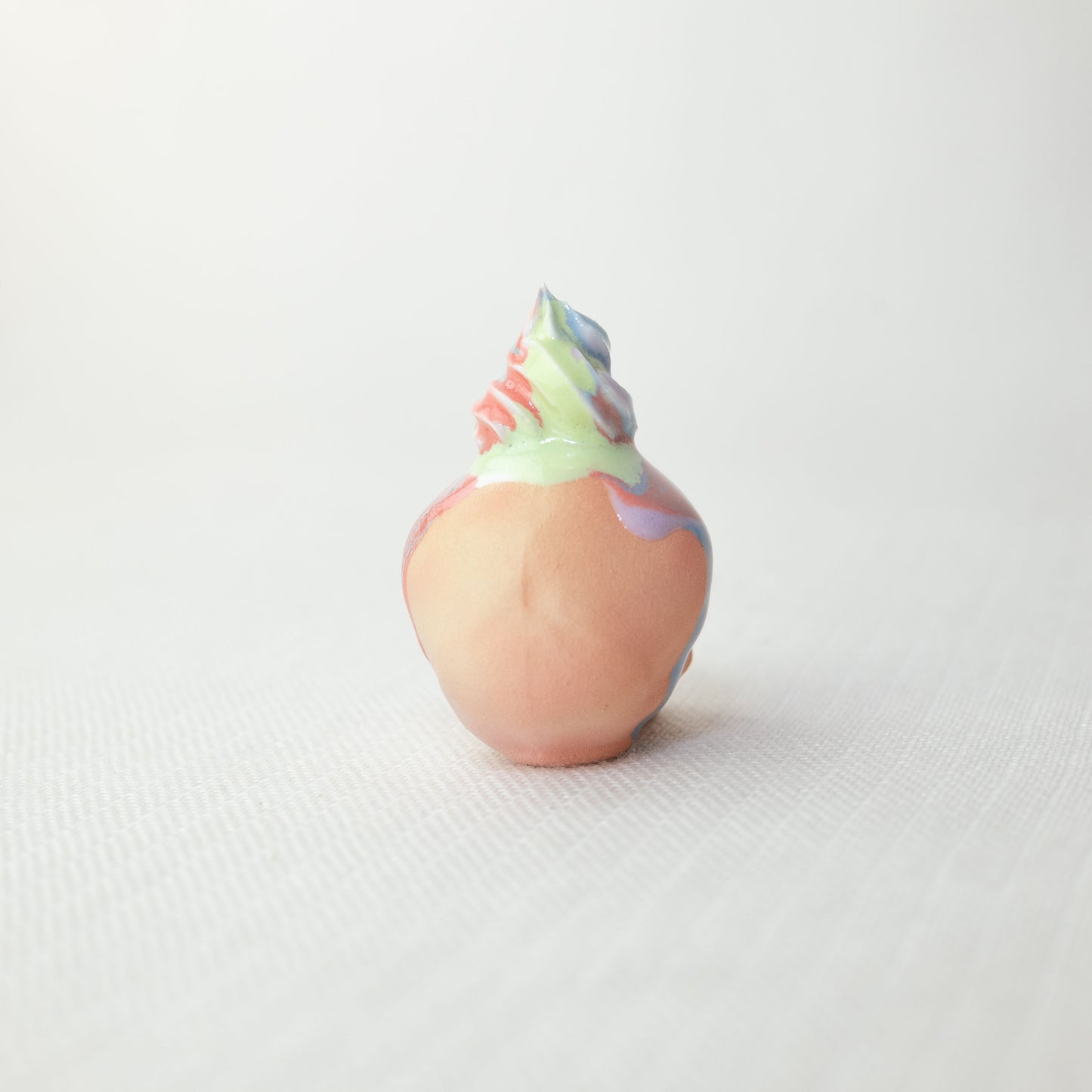 Small Rainbow Unicorn Dessert Skull C5