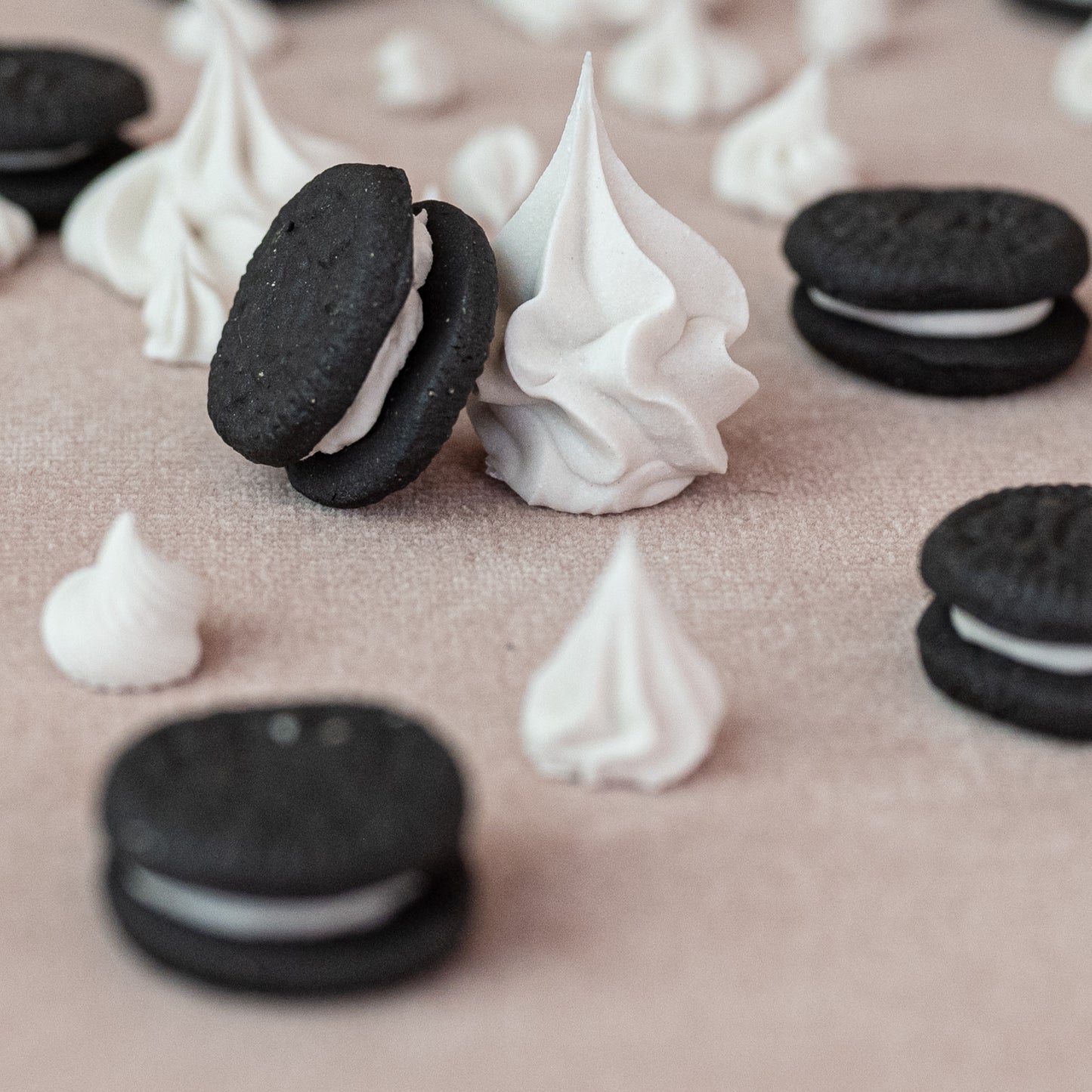 Handful of Ceramic Confetti - Cookies and Cream