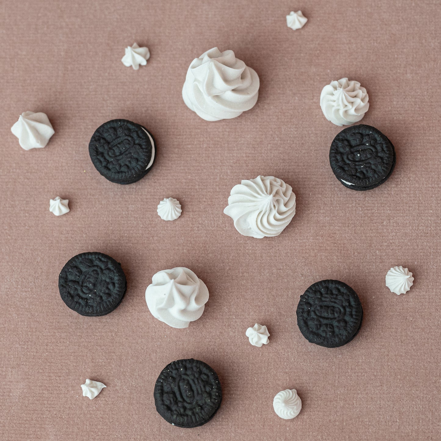 Handful of Ceramic Confetti - Cookies and Cream
