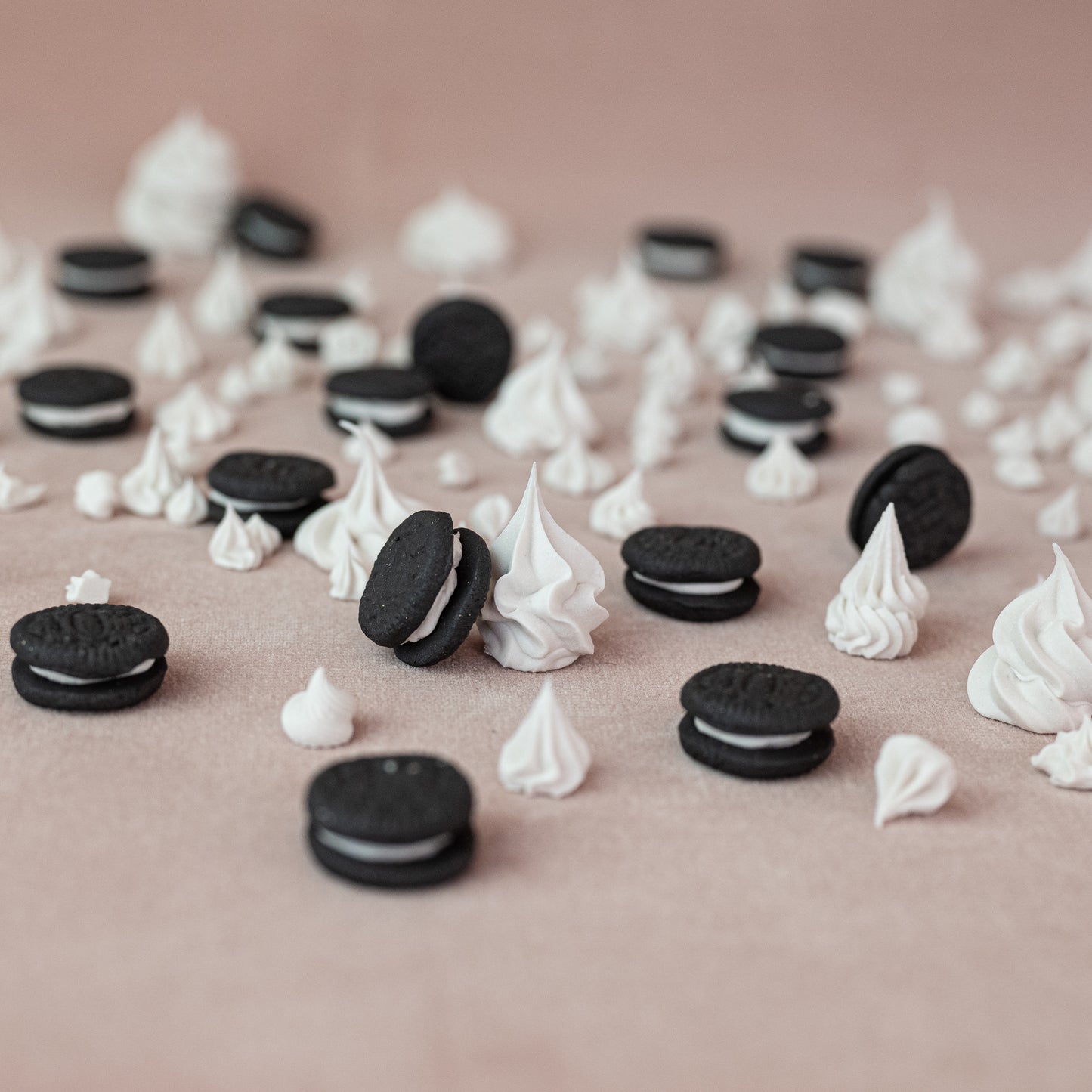 Handful of Ceramic Confetti - Cookies and Cream