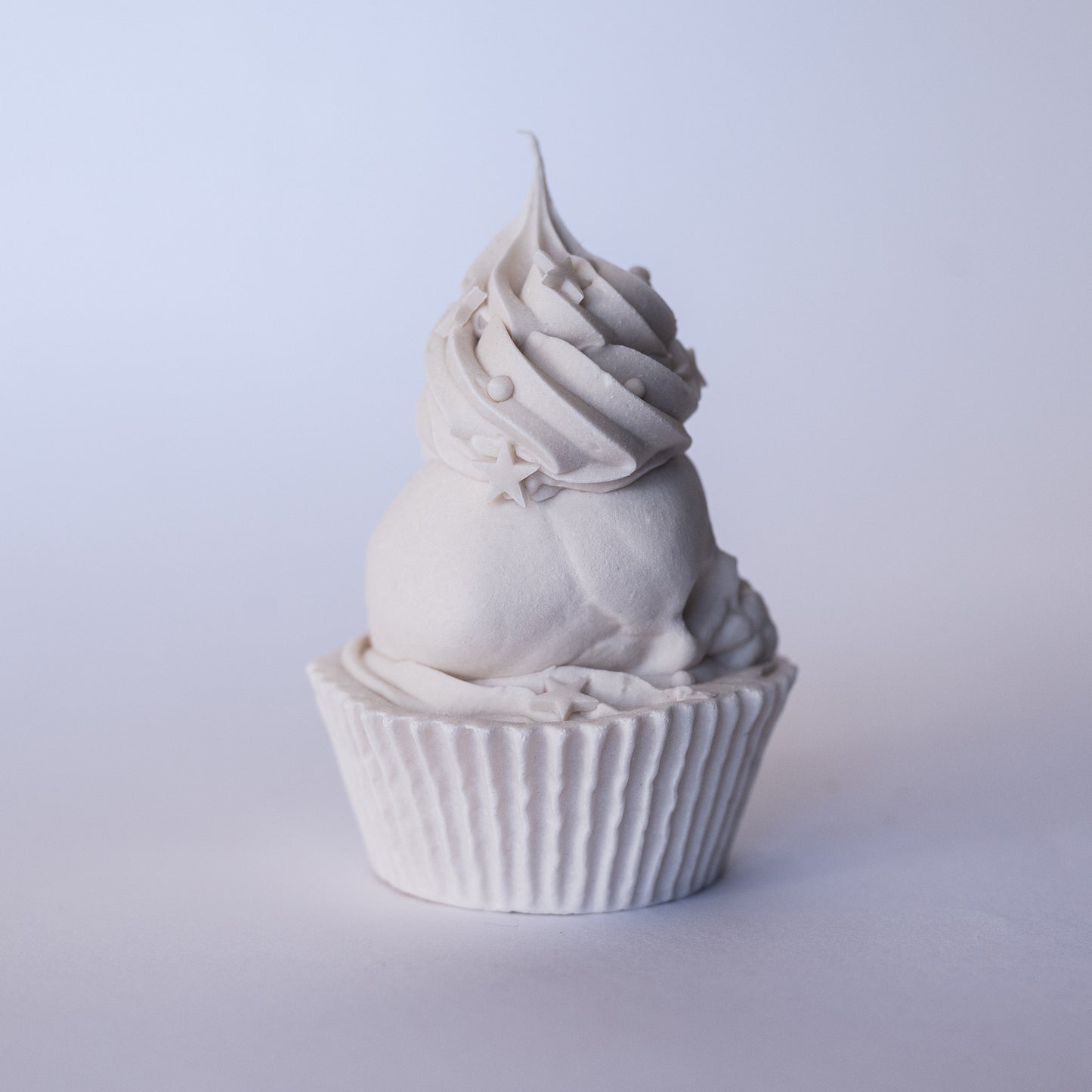 Frosted Skull Cupcake with Star Sprinkles (Limited Edition Porcelain Sculpture)