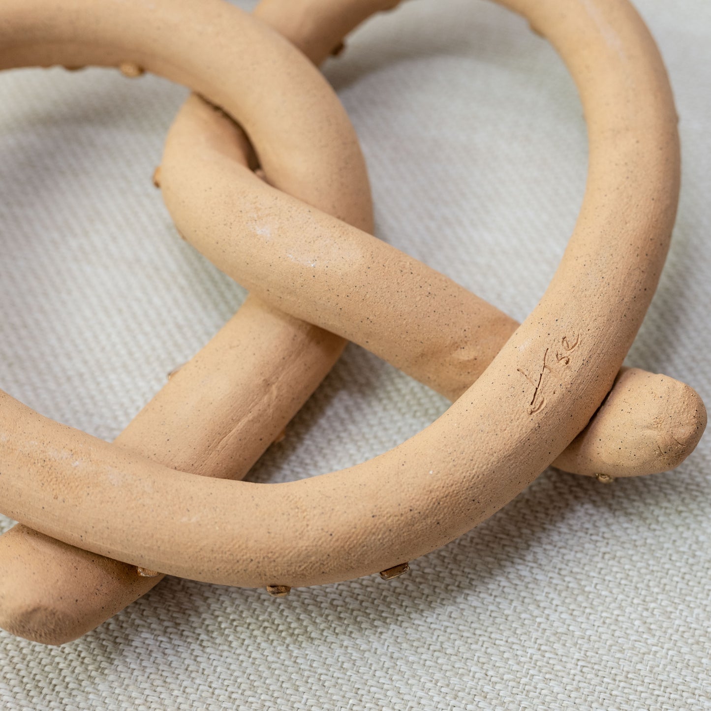 Ceramic Gilded Pretzel (Large)