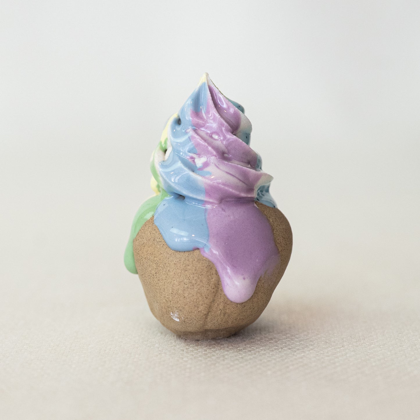 Pastel Rainbow Unicorn Drizzle Skull (Small)