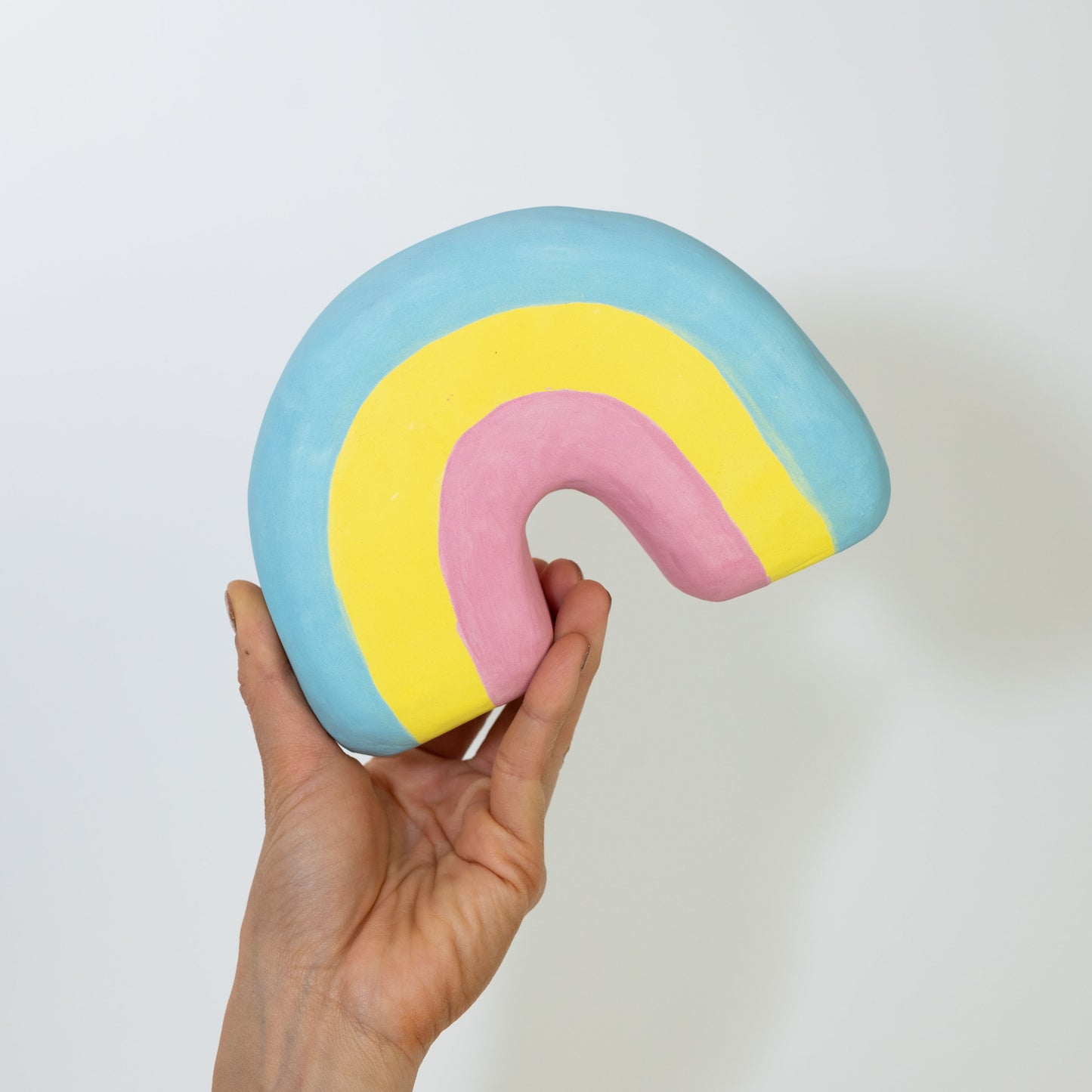 Jumbo "Lucky Charm" Rainbow Ceramic Sculpture