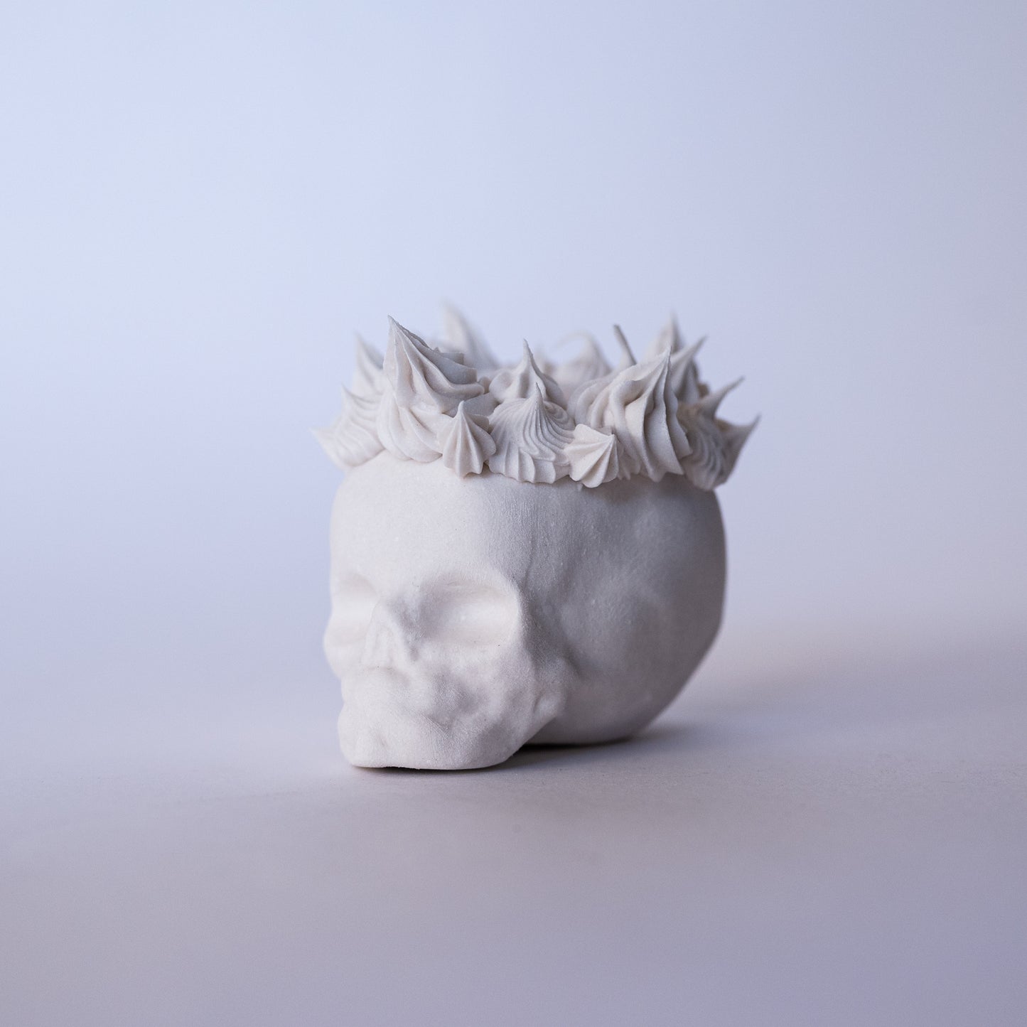 Porcelain Skull with Victory Crown (Small)