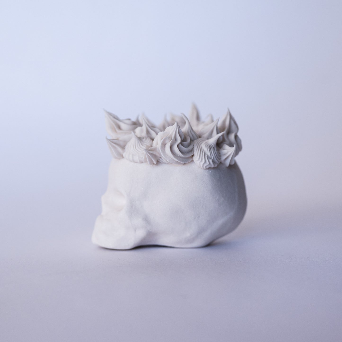 Porcelain Skull with Victory Crown (Small)