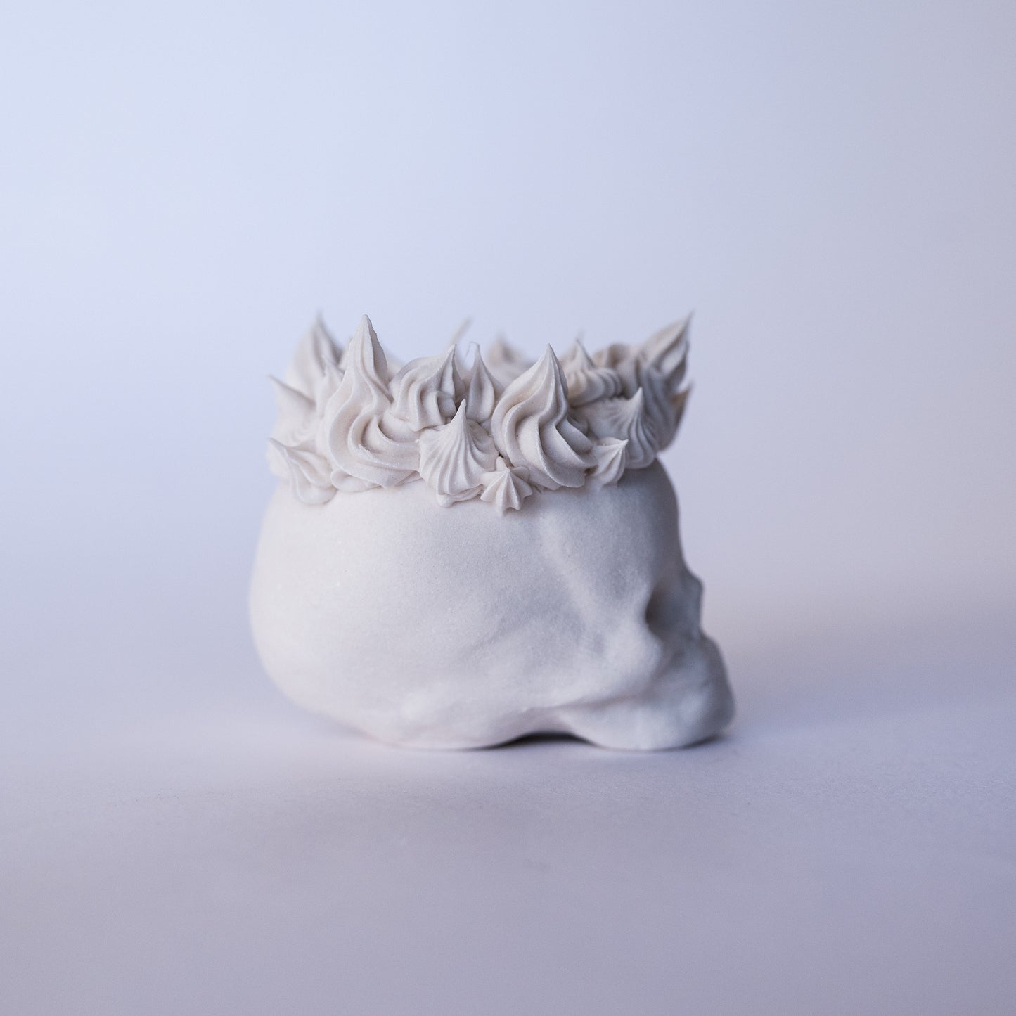 Porcelain Skull with Victory Crown (Small)