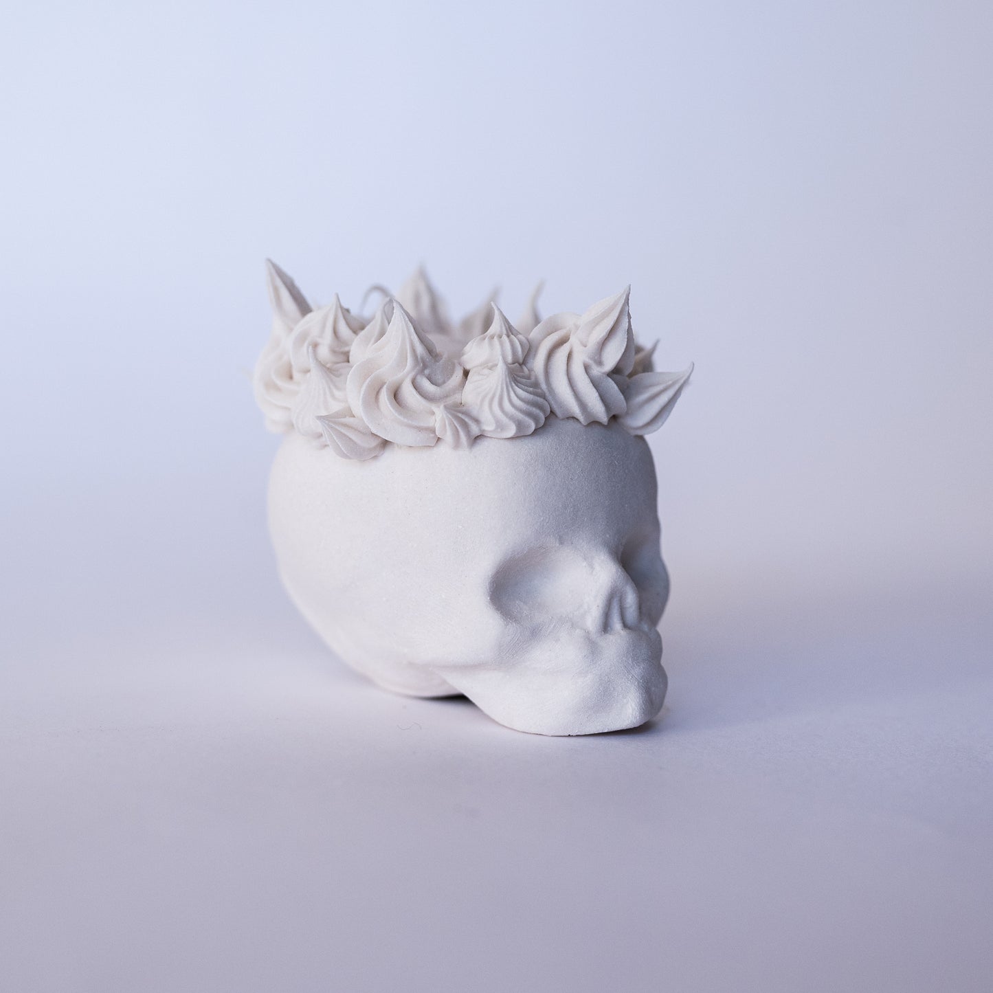 Porcelain Skull with Victory Crown (Small)