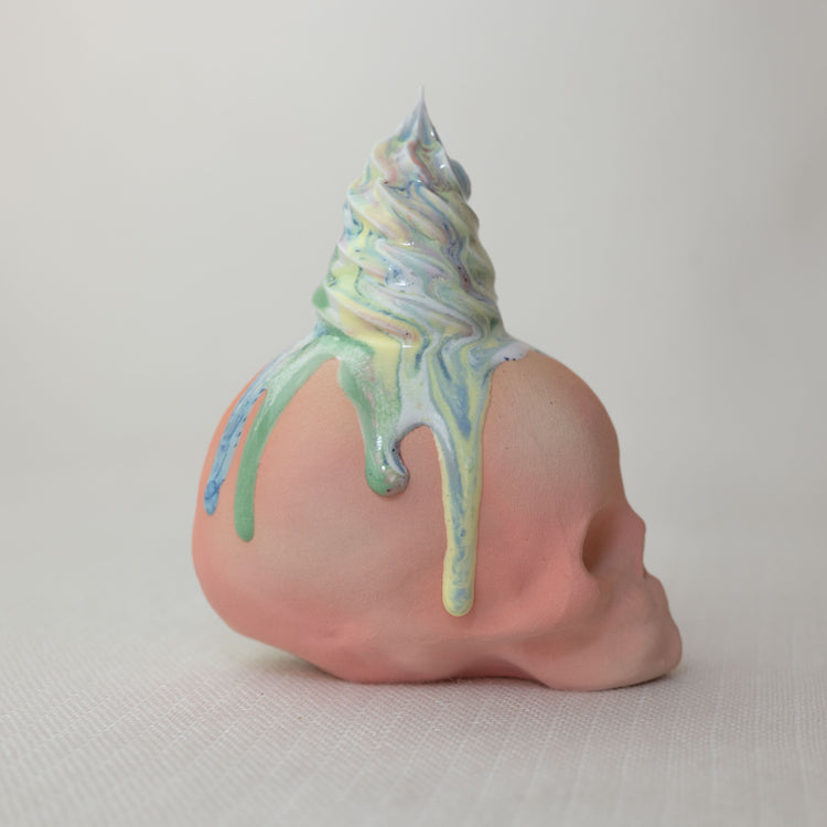 Rainbow Unicorn Dessert Skulls