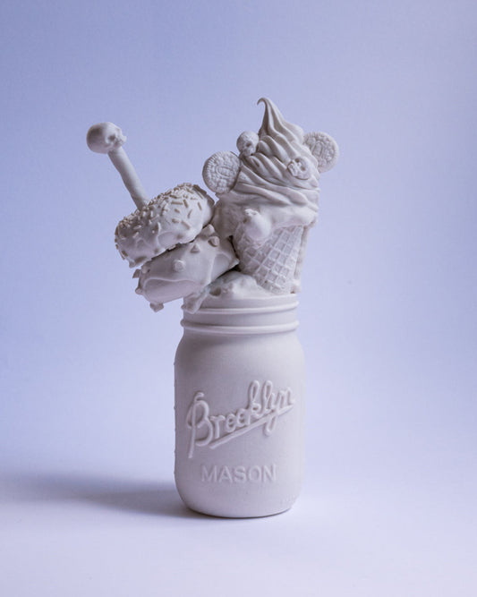 Brooklyn Mason Jar II (One of a Kind Porcelain Sculpture)