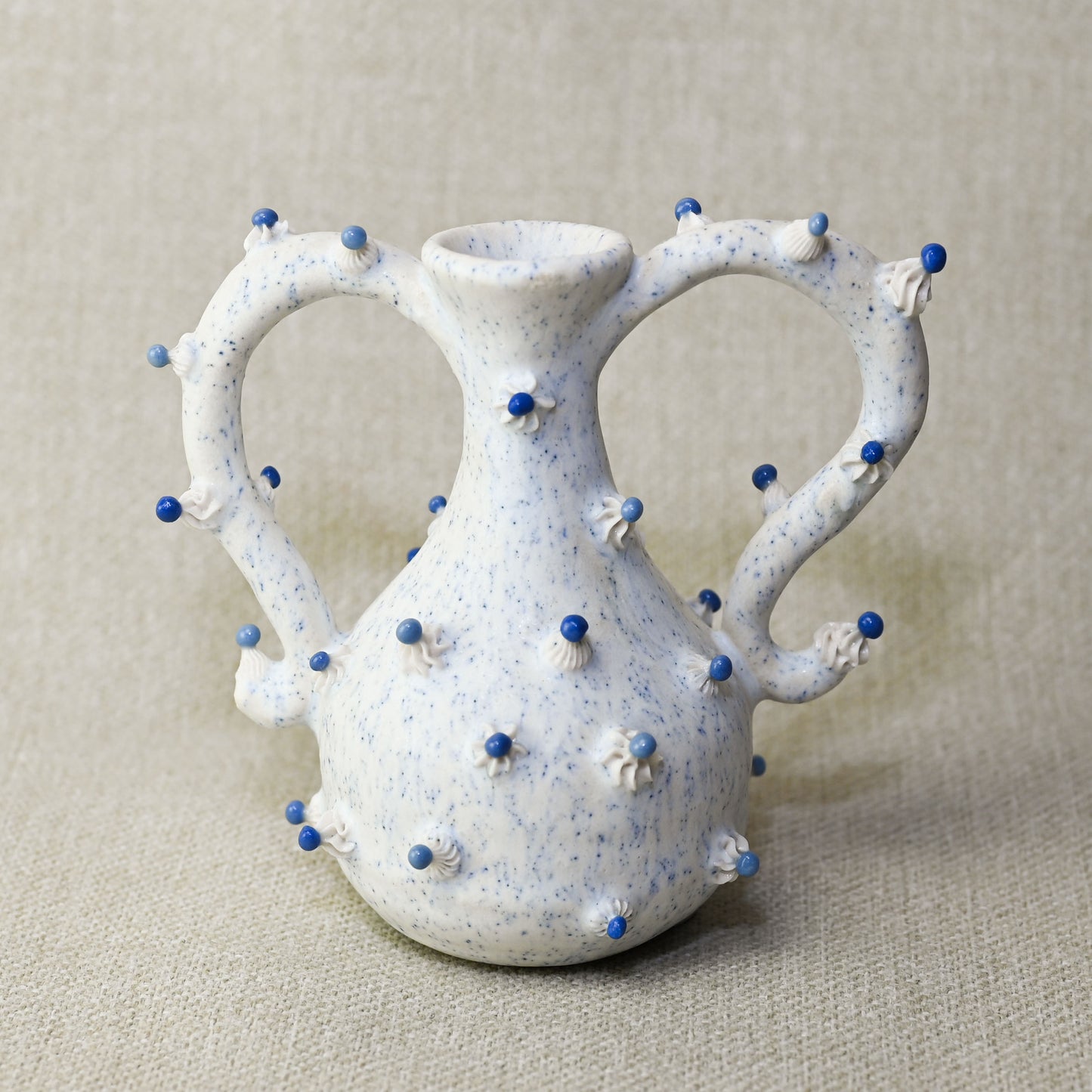 Sassy Arms Vase Cake Vessel - Stoneware & Porcelain