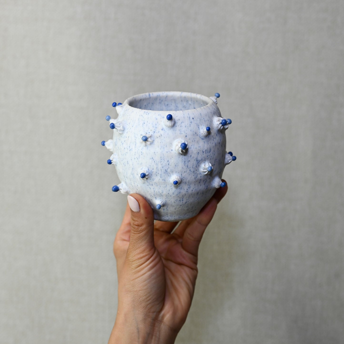 Cup Shape Cake Vessel - Stoneware & Porcelain