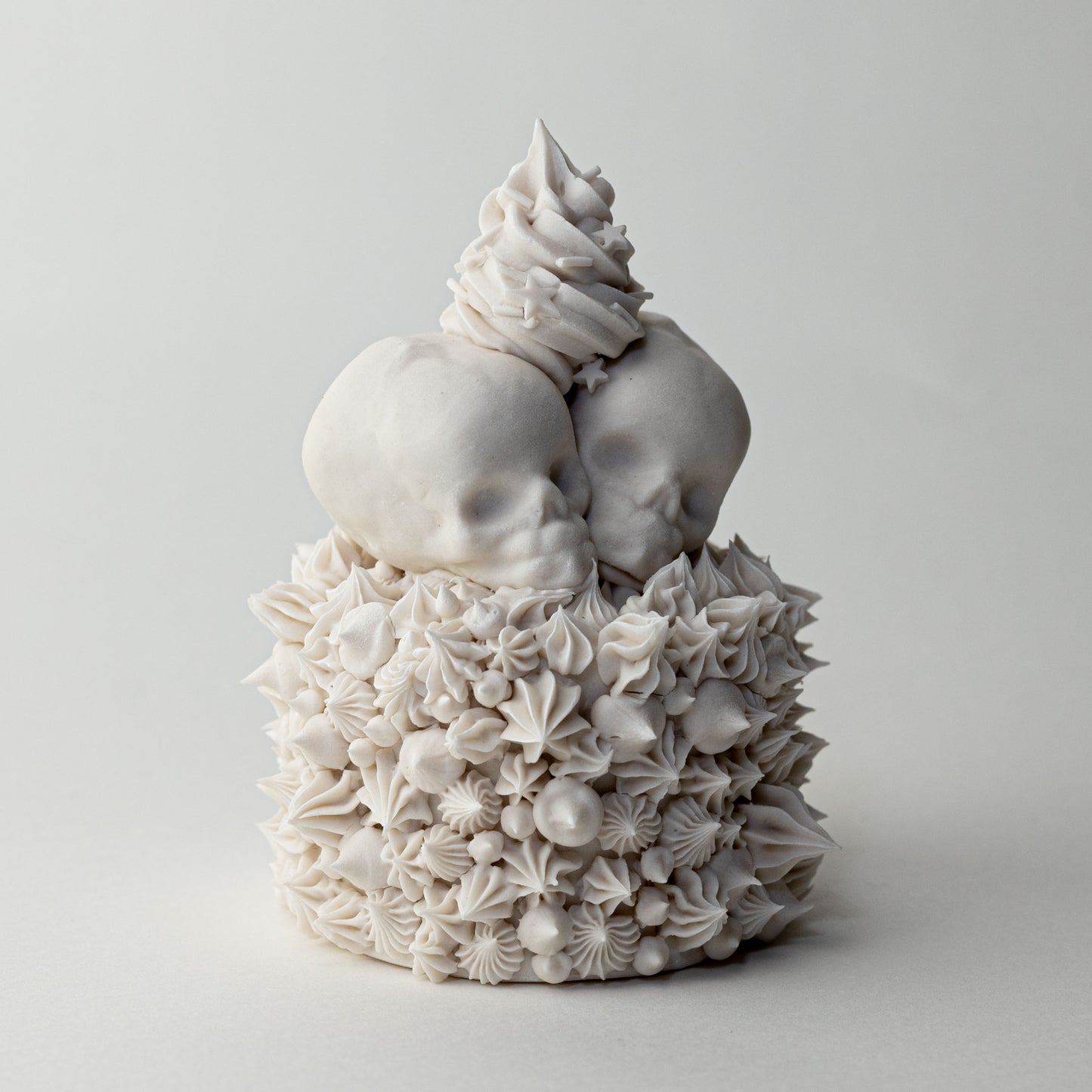 Swirl Twin Cake (One of a Kind Porcelain Sculpture)
