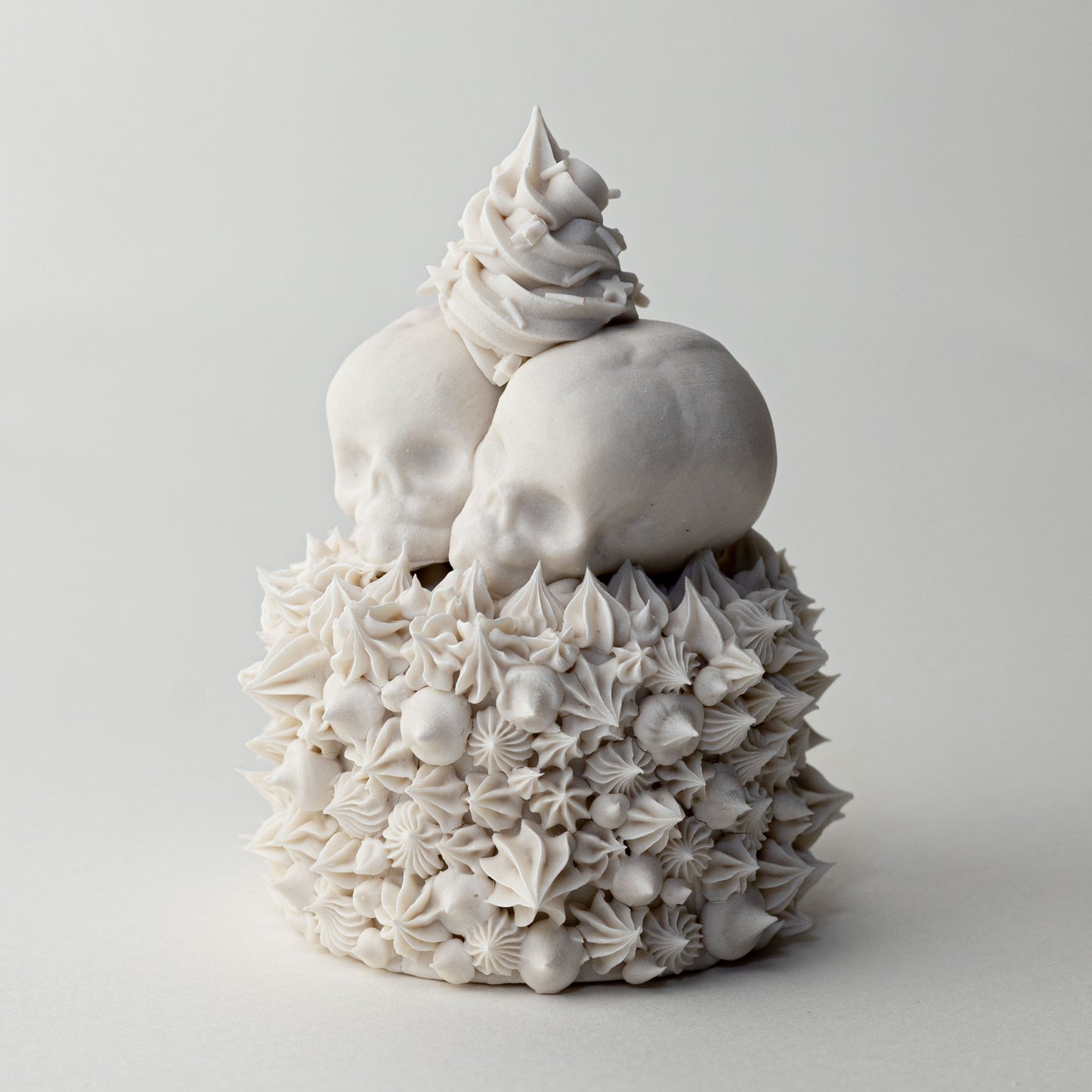 Swirl Twin Cake (One of a Kind Porcelain Sculpture)