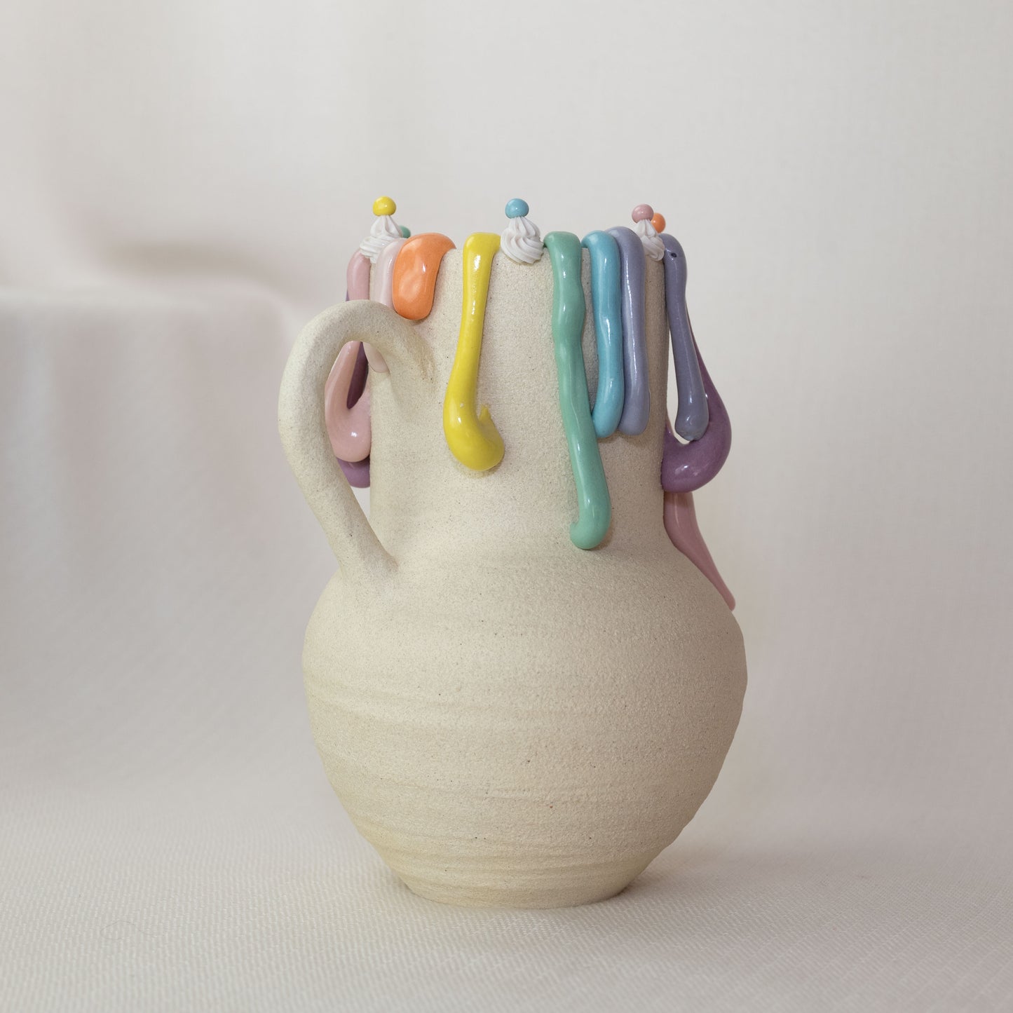 Rainbow Cake Vase