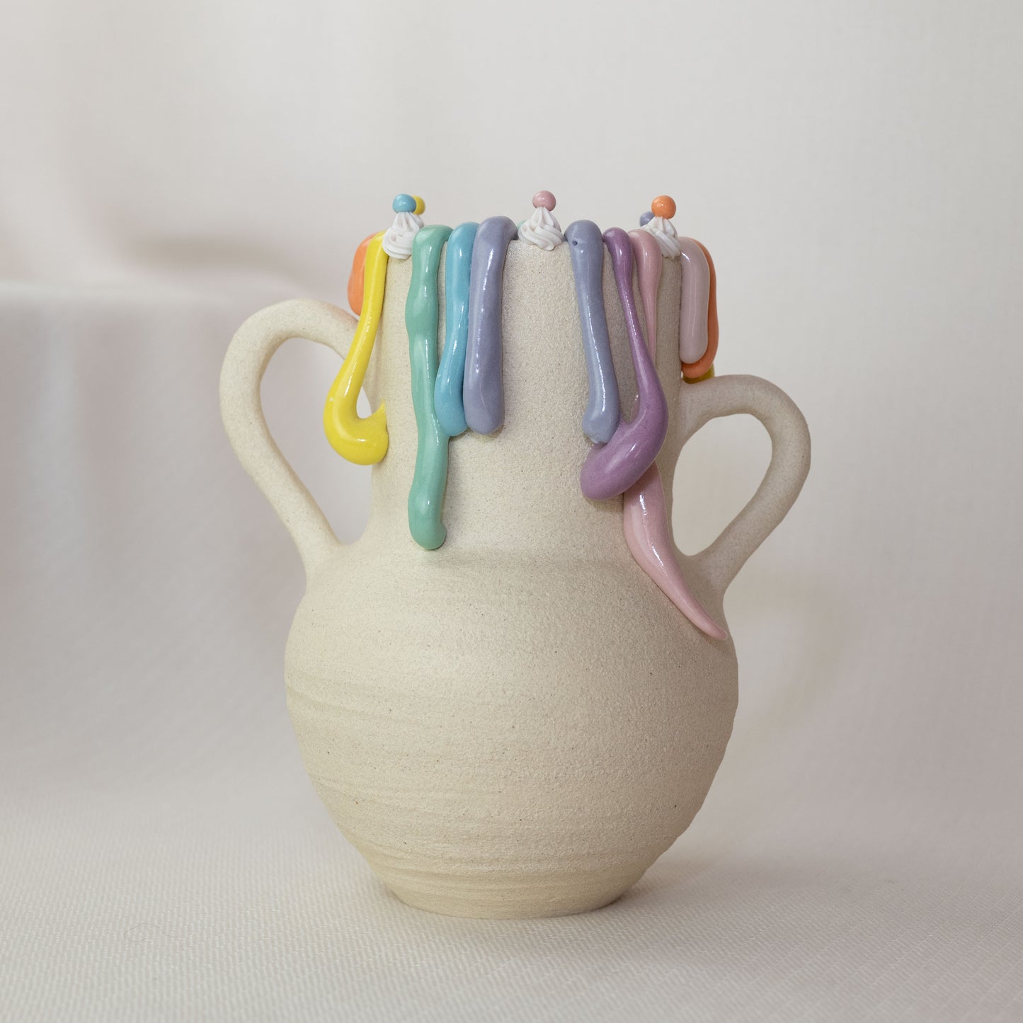 Rainbow Cake Vase