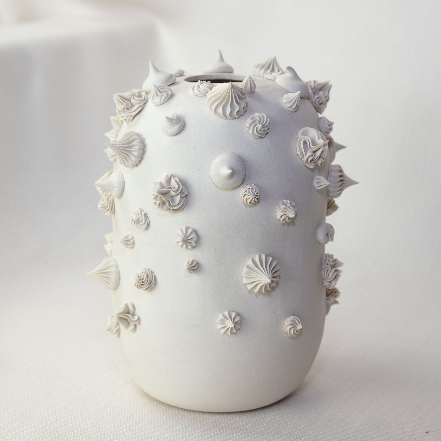 White Porcelain Cake Vase