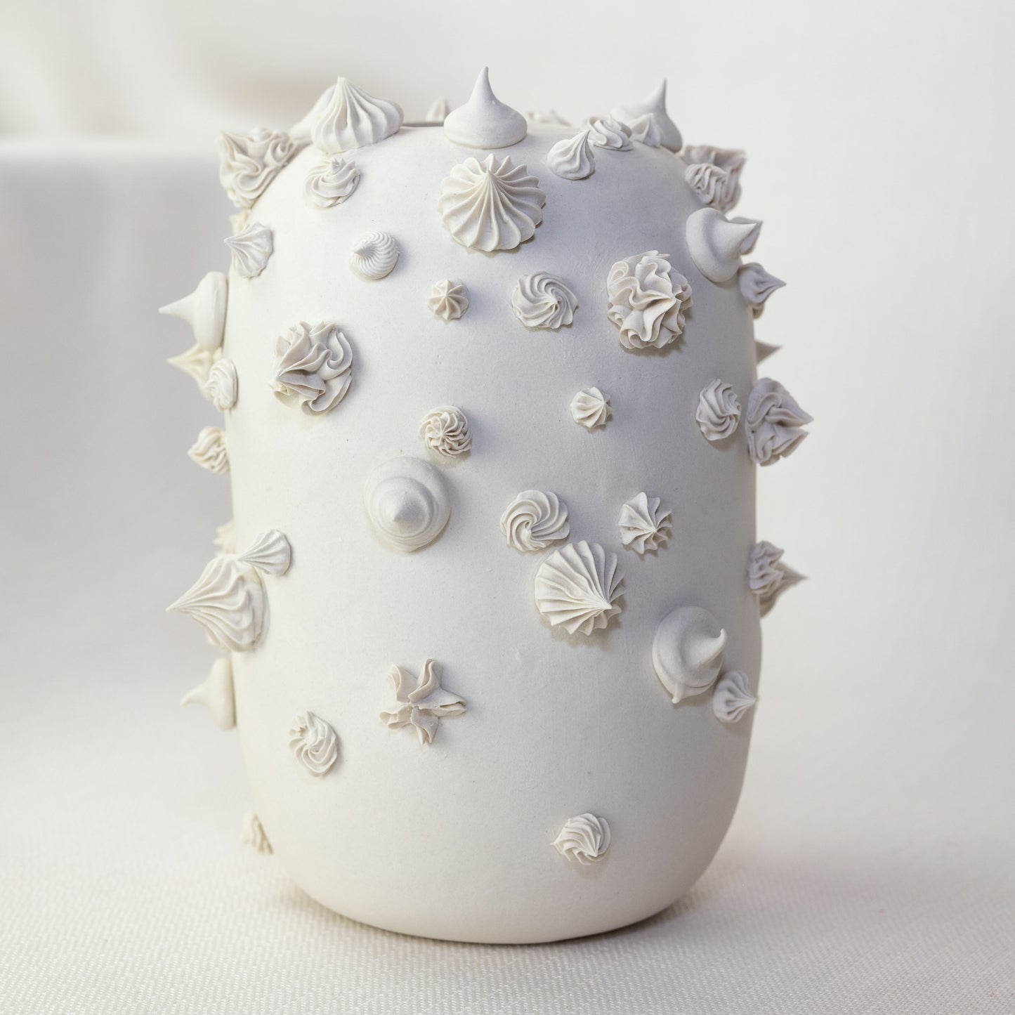 White Porcelain Cake Vase