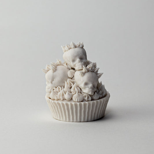 Quintuplet Cupcake 2 (One of a Kind Porcelain Sculpture)